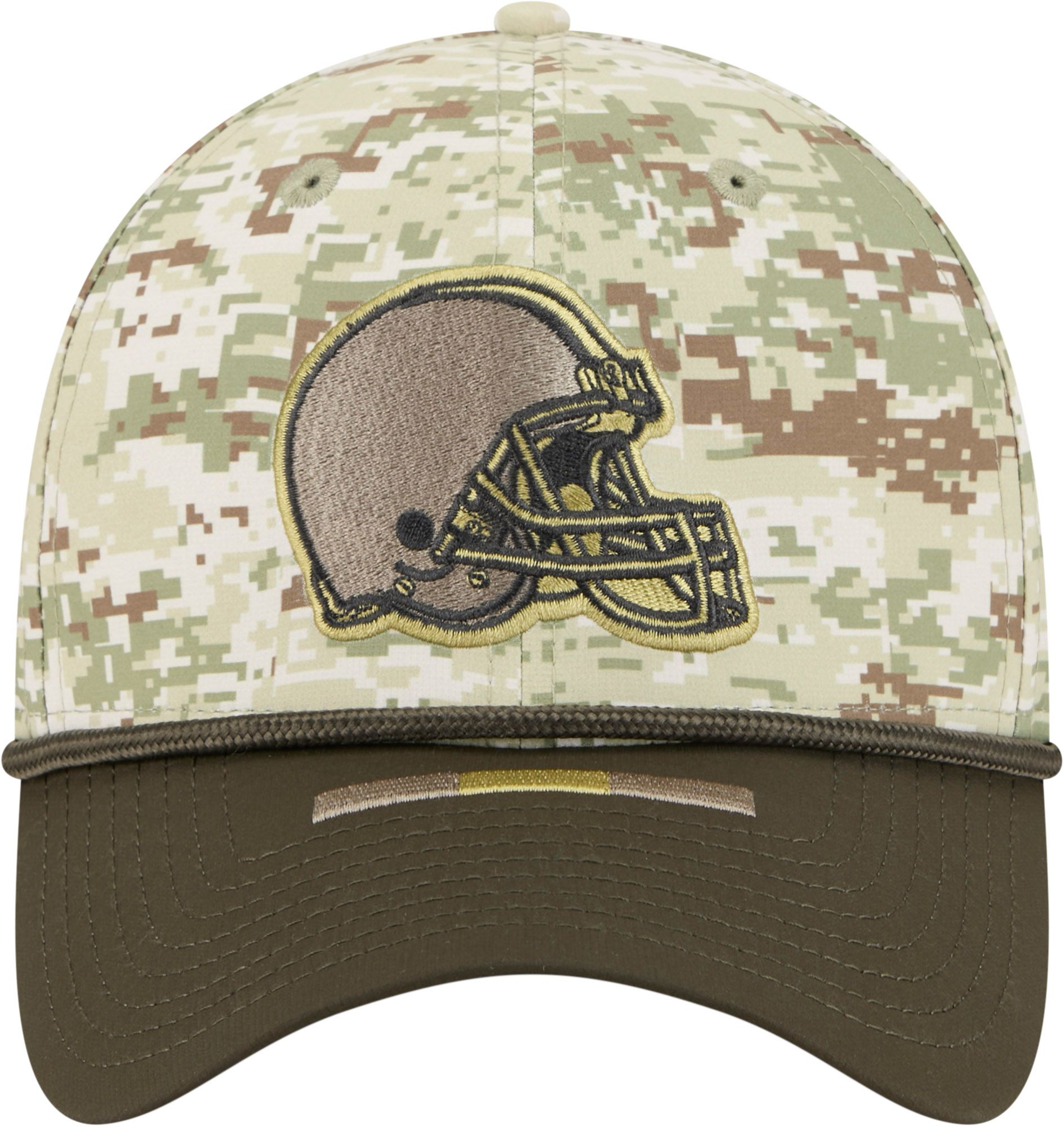 New Era Adult Cleveland Browns Camo Salute To Service 2025 39Thirty Stretch Fit Hat product image