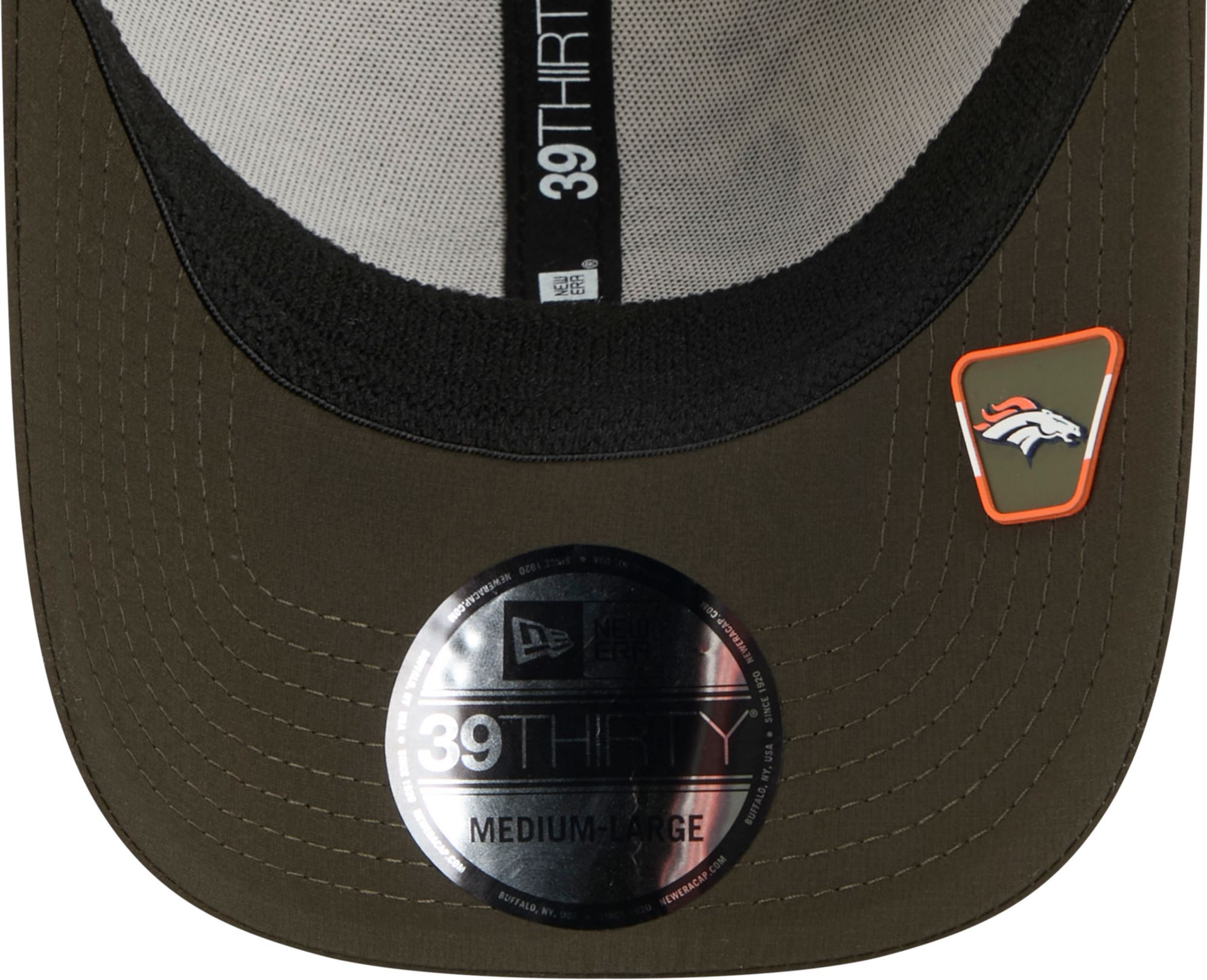 New Era Adult Denver Broncos Camo Salute To Service 2025 39Thirty Stretch Fit Hat product image
