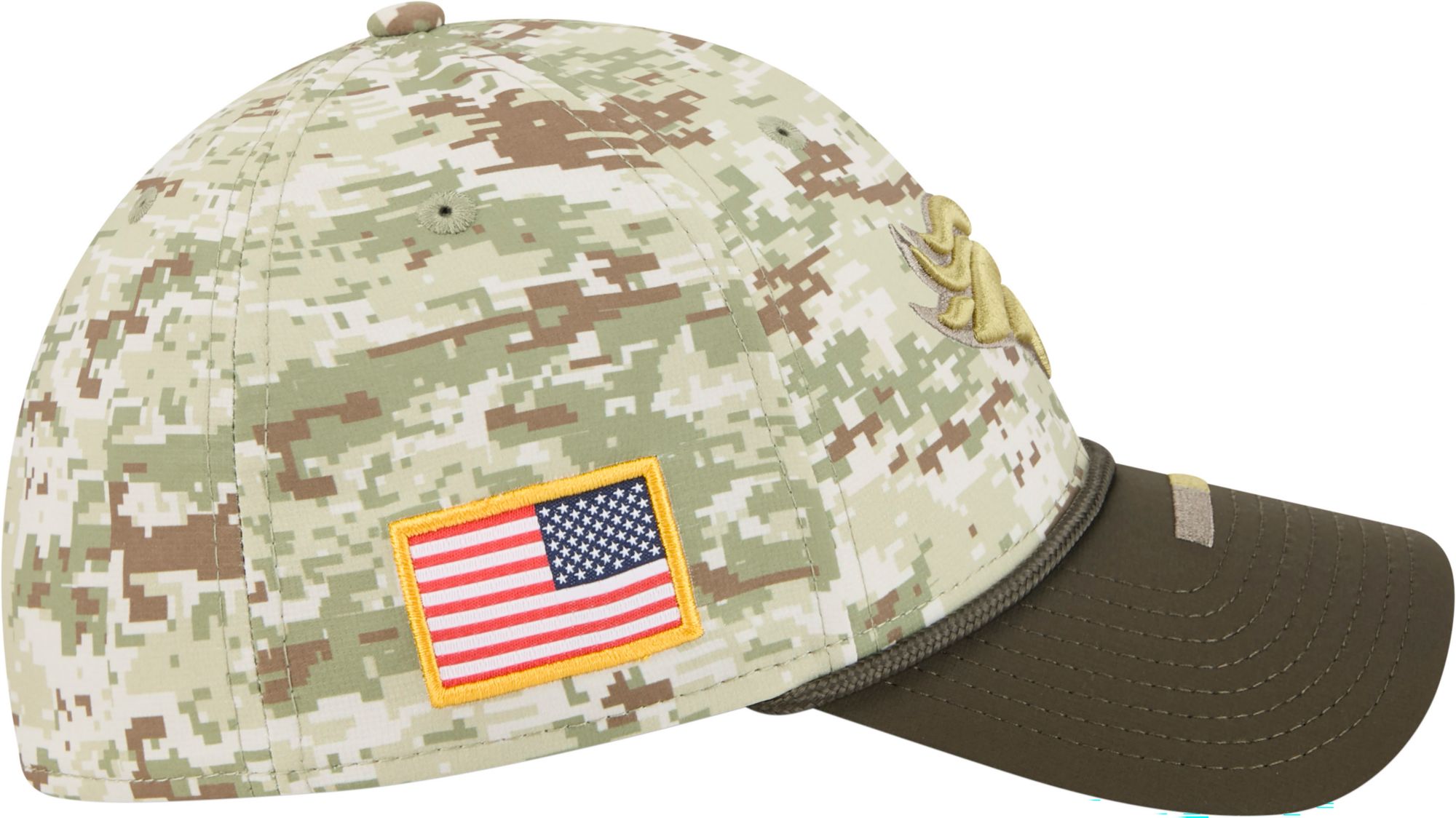 New Era Adult Denver Broncos Camo Salute To Service 2025 39Thirty Stretch Fit Hat product image