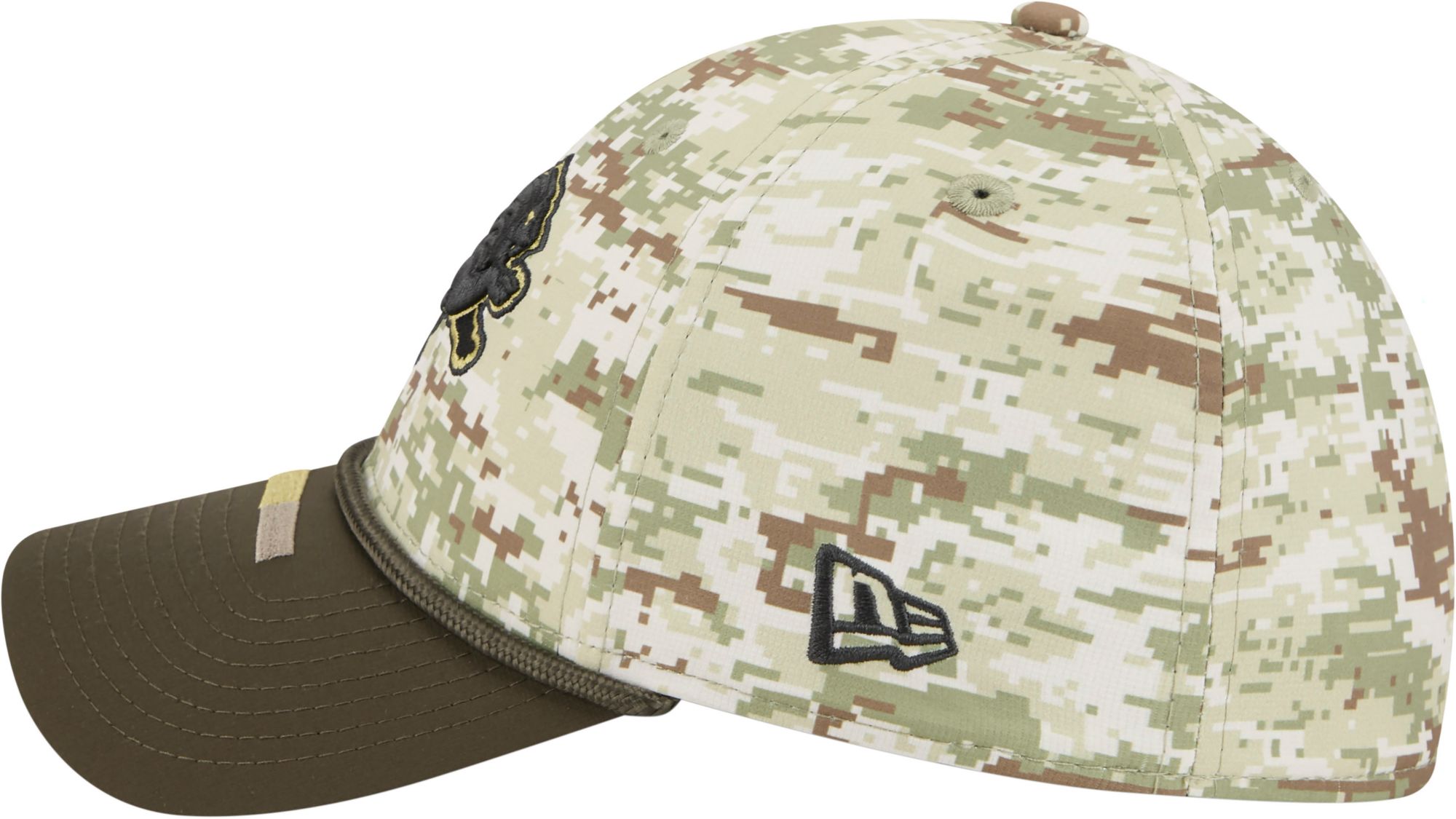 New Era Adult Detroit Lions Camo Salute To Service 2025 39Thirty Stretch Fit Hat product image