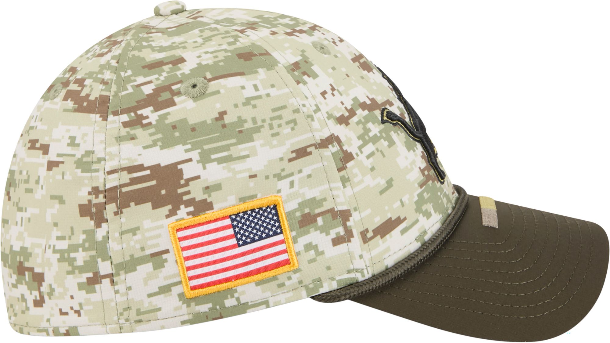 New Era Adult Detroit Lions Camo Salute To Service 2025 39Thirty Stretch Fit Hat product image