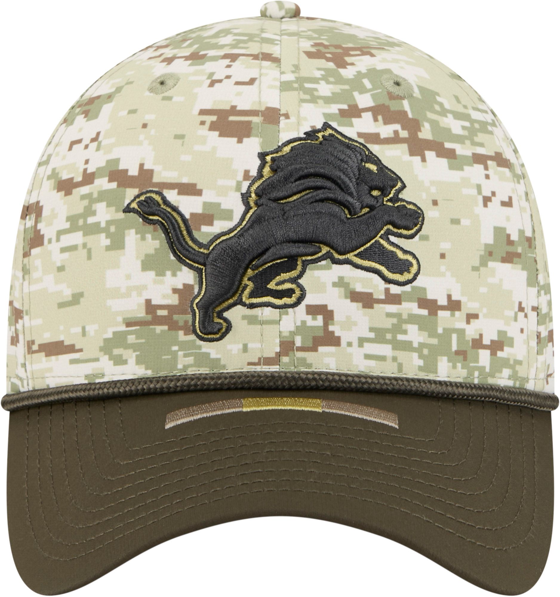 New Era Adult Detroit Lions Camo Salute To Service 2025 39Thirty Stretch Fit Hat product image