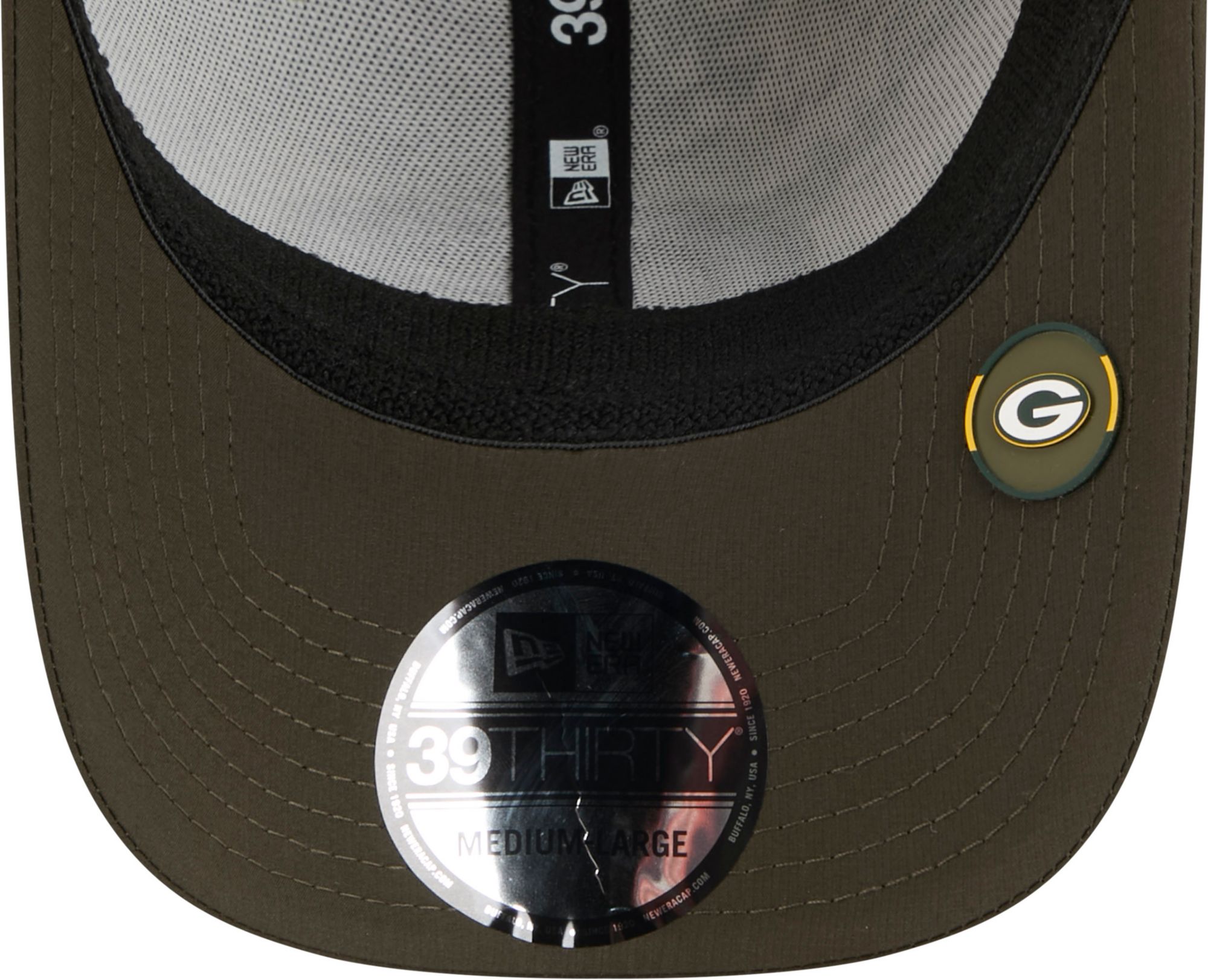 New Era Adult Green Bay Packers Camo Salute To Service 2025 39Thirty Stretch Fit Hat product image