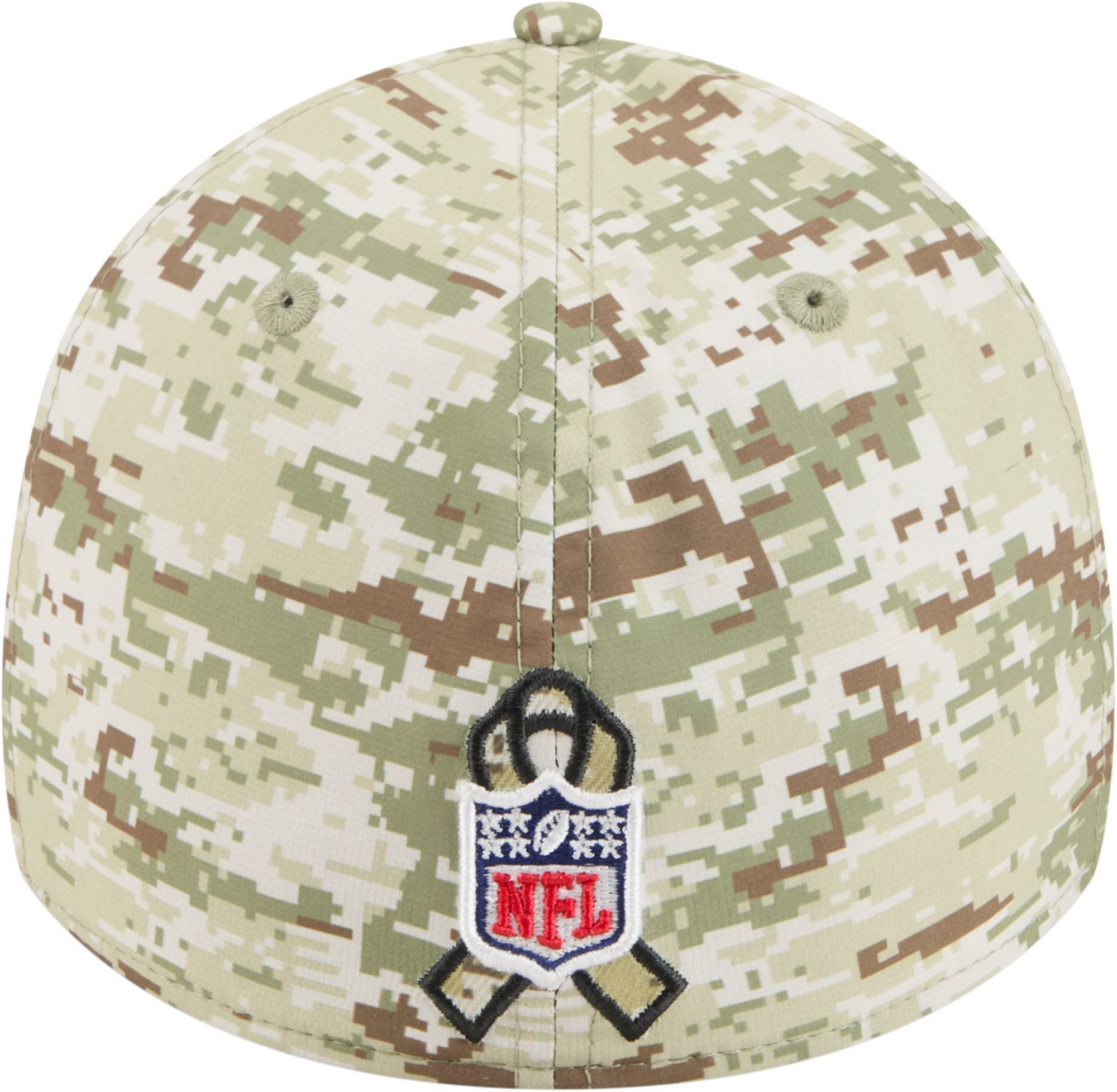 New Era Adult Houston Texans Camo Salute To Service 2025 39Thirty Stretch Fit Hat product image