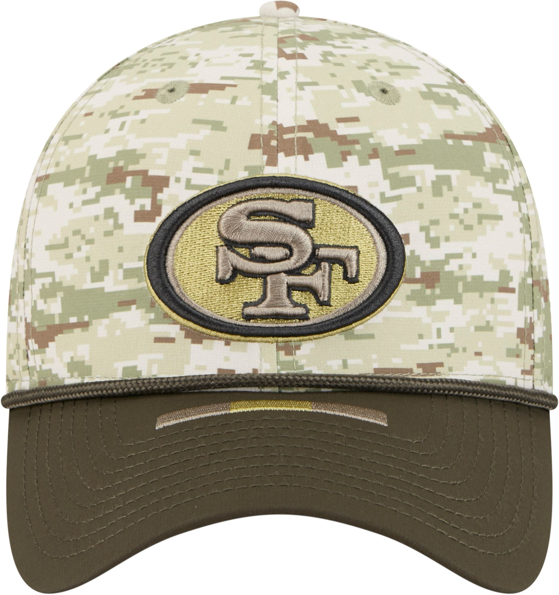 New Era Adult San Francisco 49ers Camo Salute To Service 2025 39Thirty Stretch Fit Hat product image