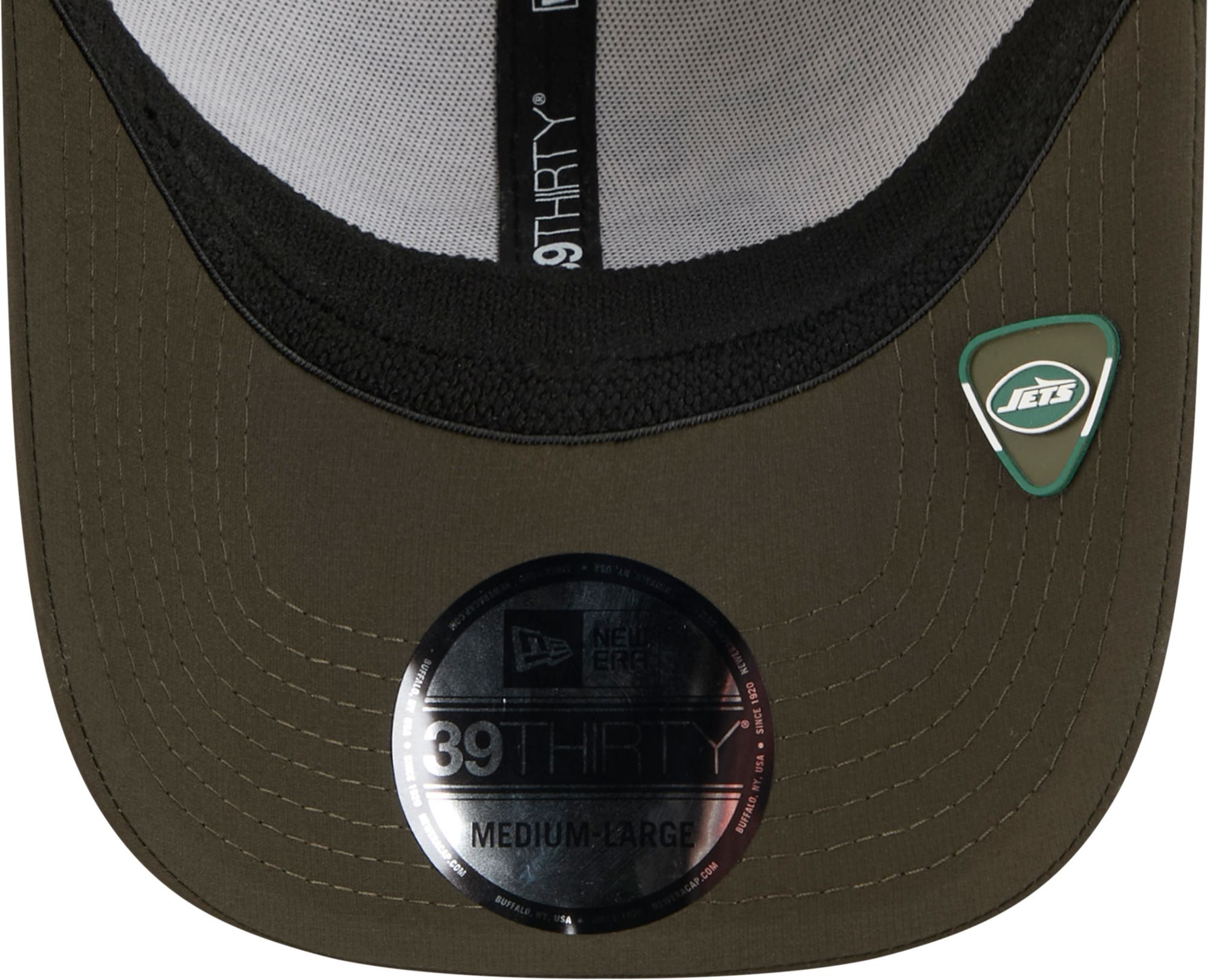 New Era Adult New York Jets Camo Salute To Service 2025 39Thirty Stretch Fit Hat product image