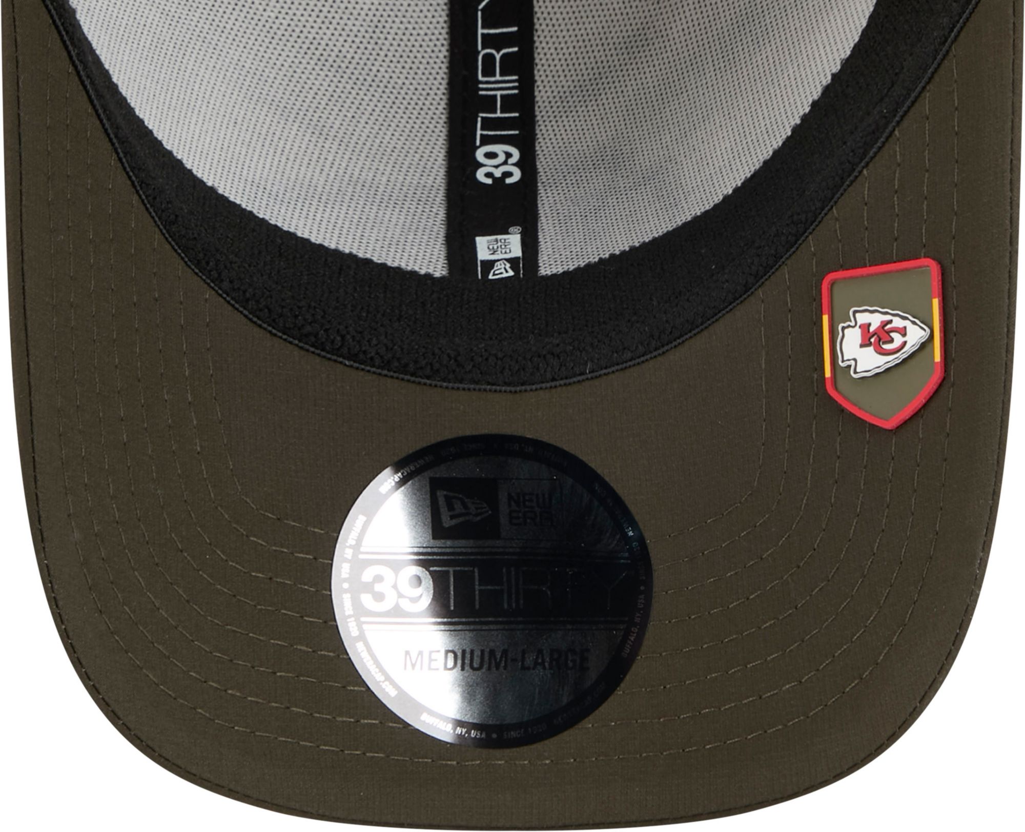 New Era Adult Kansas City Chiefs Camo Salute To Service 2025 39Thirty Stretch Fit Hat product image