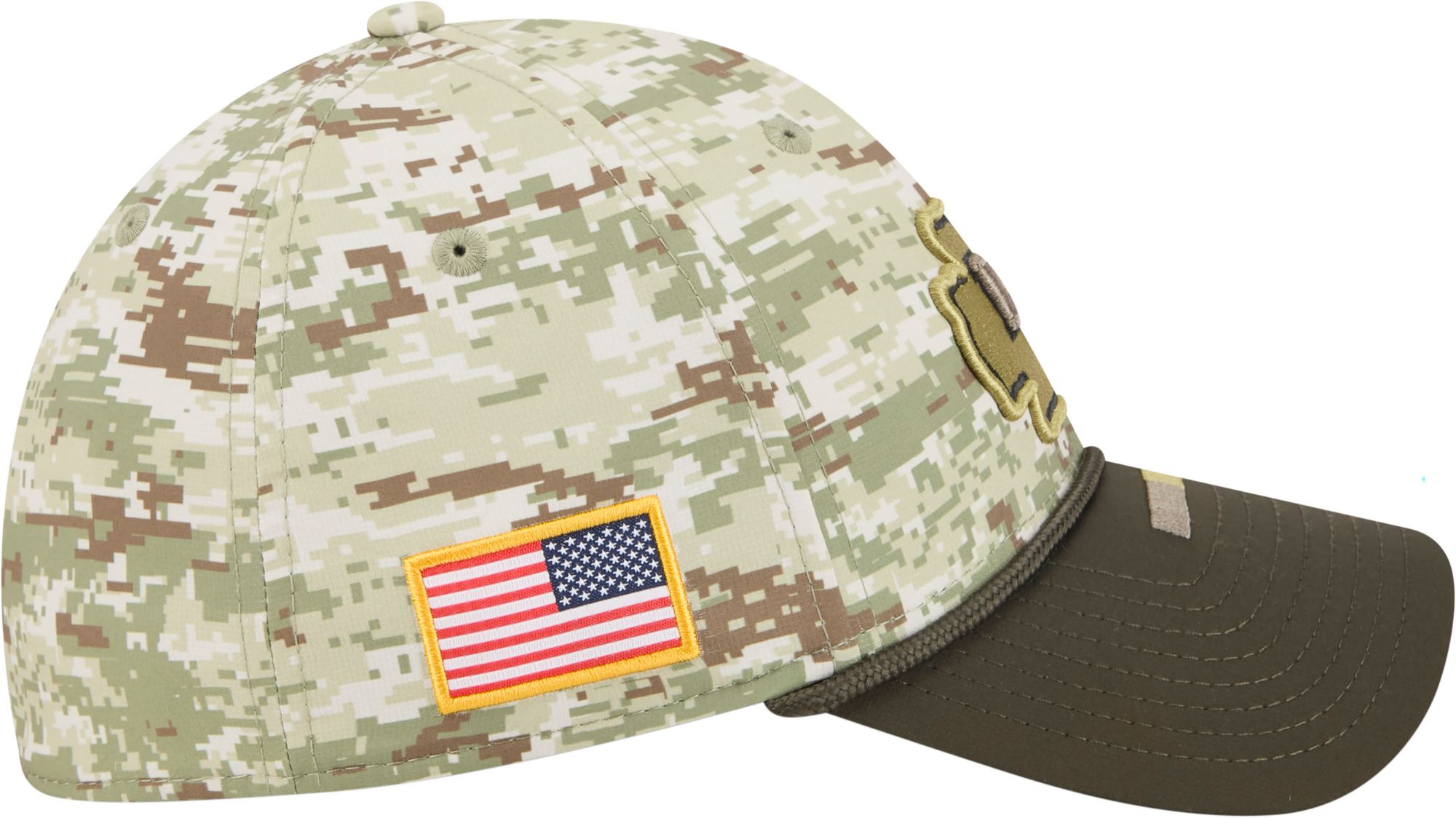 New Era Adult Kansas City Chiefs Camo Salute To Service 2025 39Thirty Stretch Fit Hat product image
