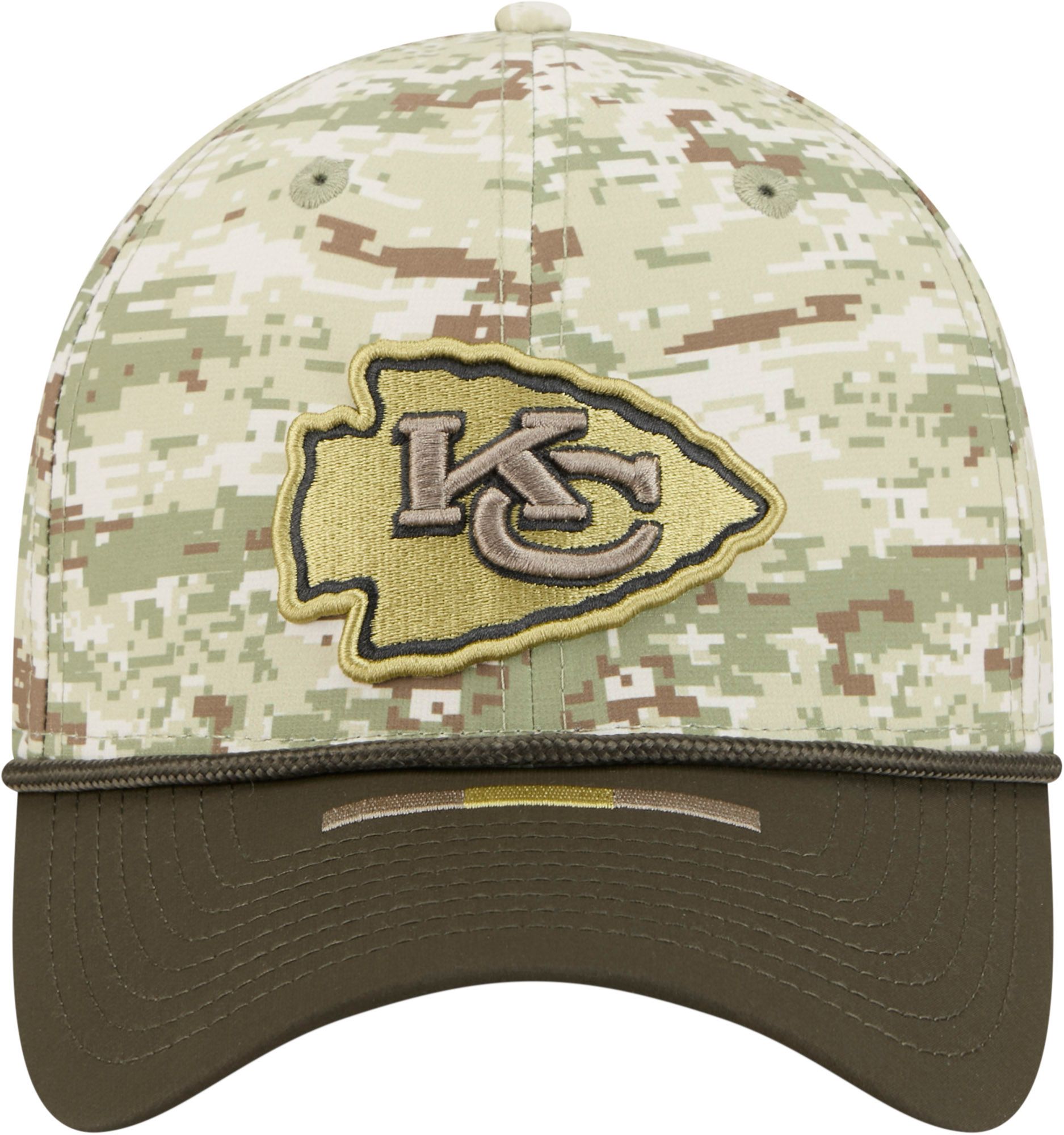 New Era Adult Kansas City Chiefs Camo Salute To Service 2025 39Thirty Stretch Fit Hat product image