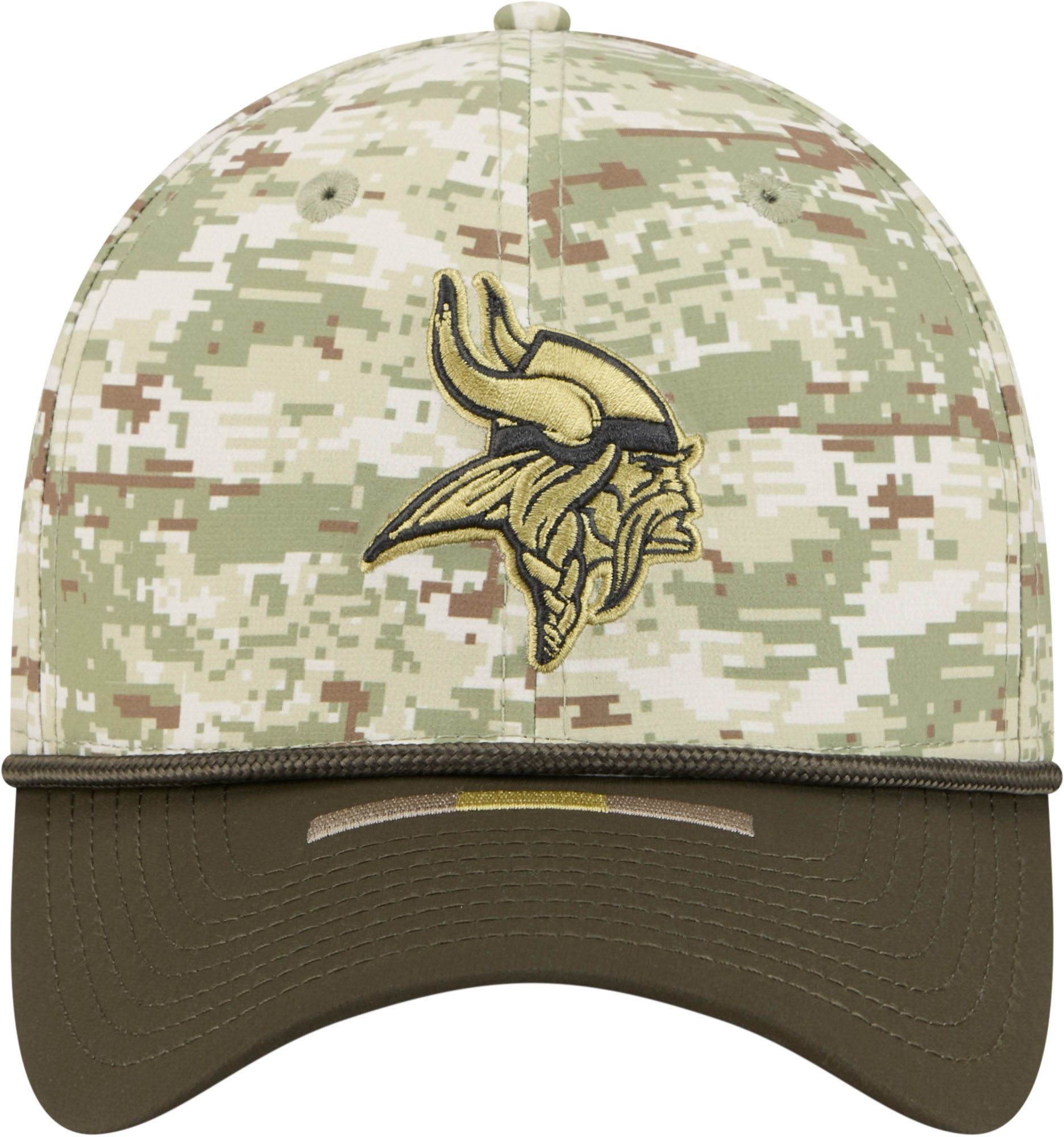 New Era Adult Minnesota Vikings Camo Salute To Service 2025 39Thirty Stretch Fit Hat product image
