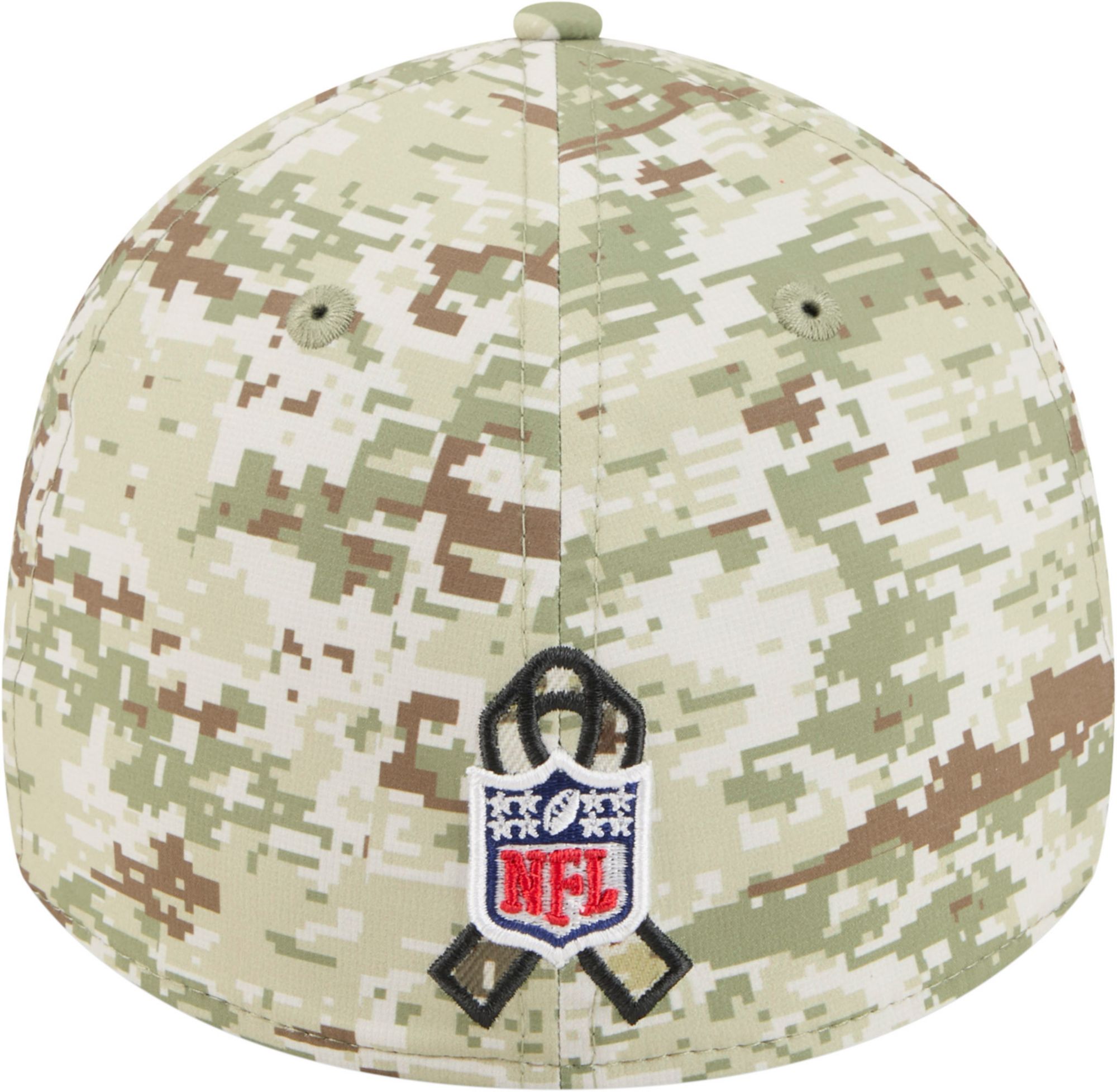 New Era Adult Miami Dolphins Camo Salute To Service 2025 39Thirty Stretch Fit Hat product image