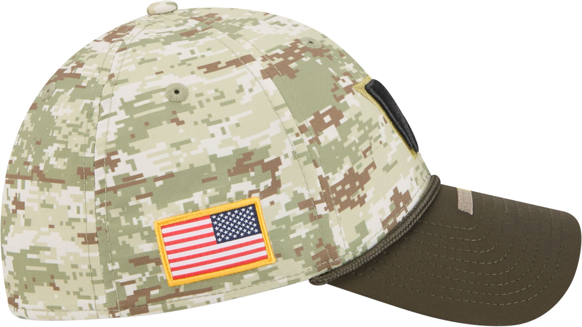 New Era Adult Washington Commanders Camo Salute To Service 2025 39Thirty Stretch Fit Hat product image