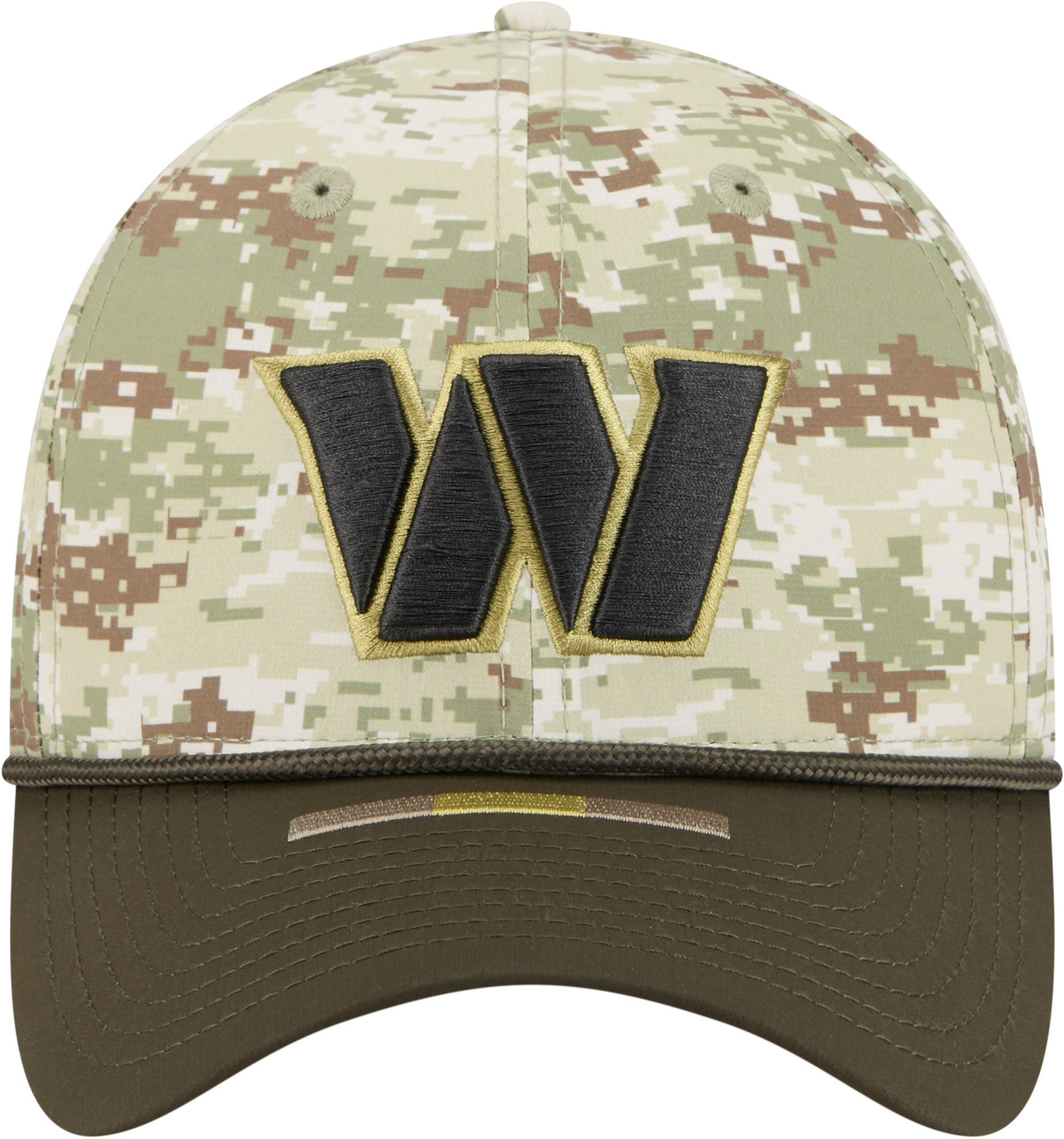 New Era Adult Washington Commanders Camo Salute To Service 2025 39Thirty Stretch Fit Hat product image