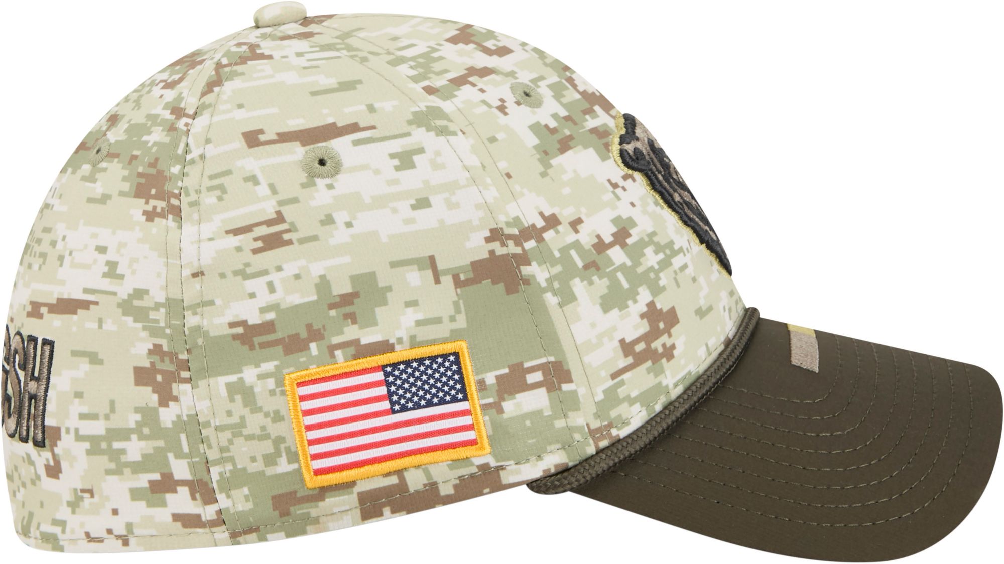 New Era Adult Chicago Bears Camo Salute To Service 2025 39Thirty Stretch Fit Hat product image