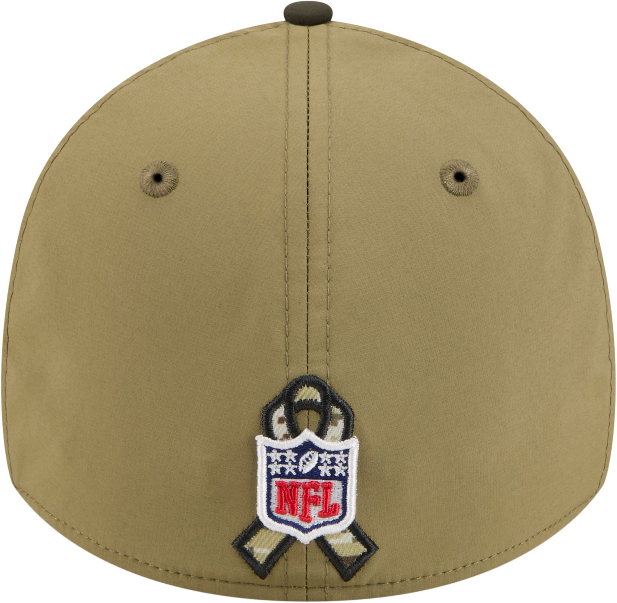 New Era Adult Carolina Panthers Dark Moss Salute To Service 2025 39Thirty Stretch Fit Hat product image