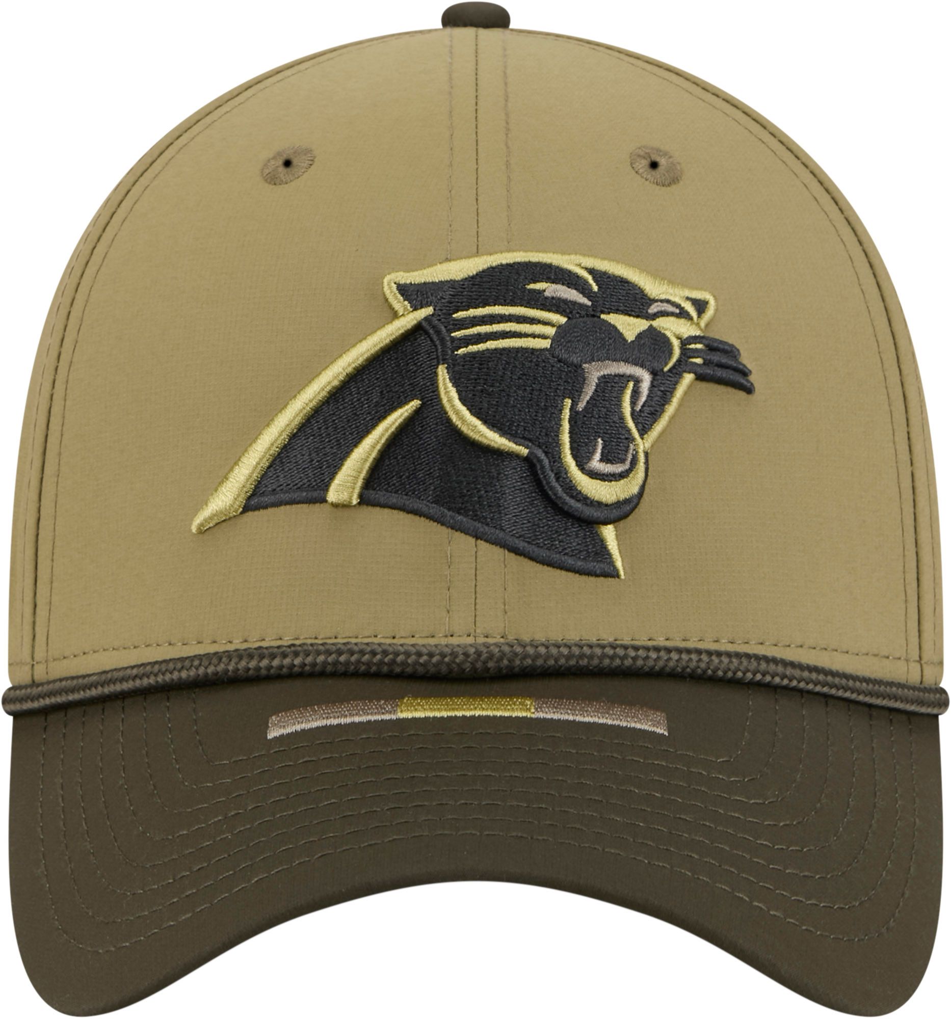 New Era Adult Carolina Panthers Dark Moss Salute To Service 2025 39Thirty Stretch Fit Hat product image