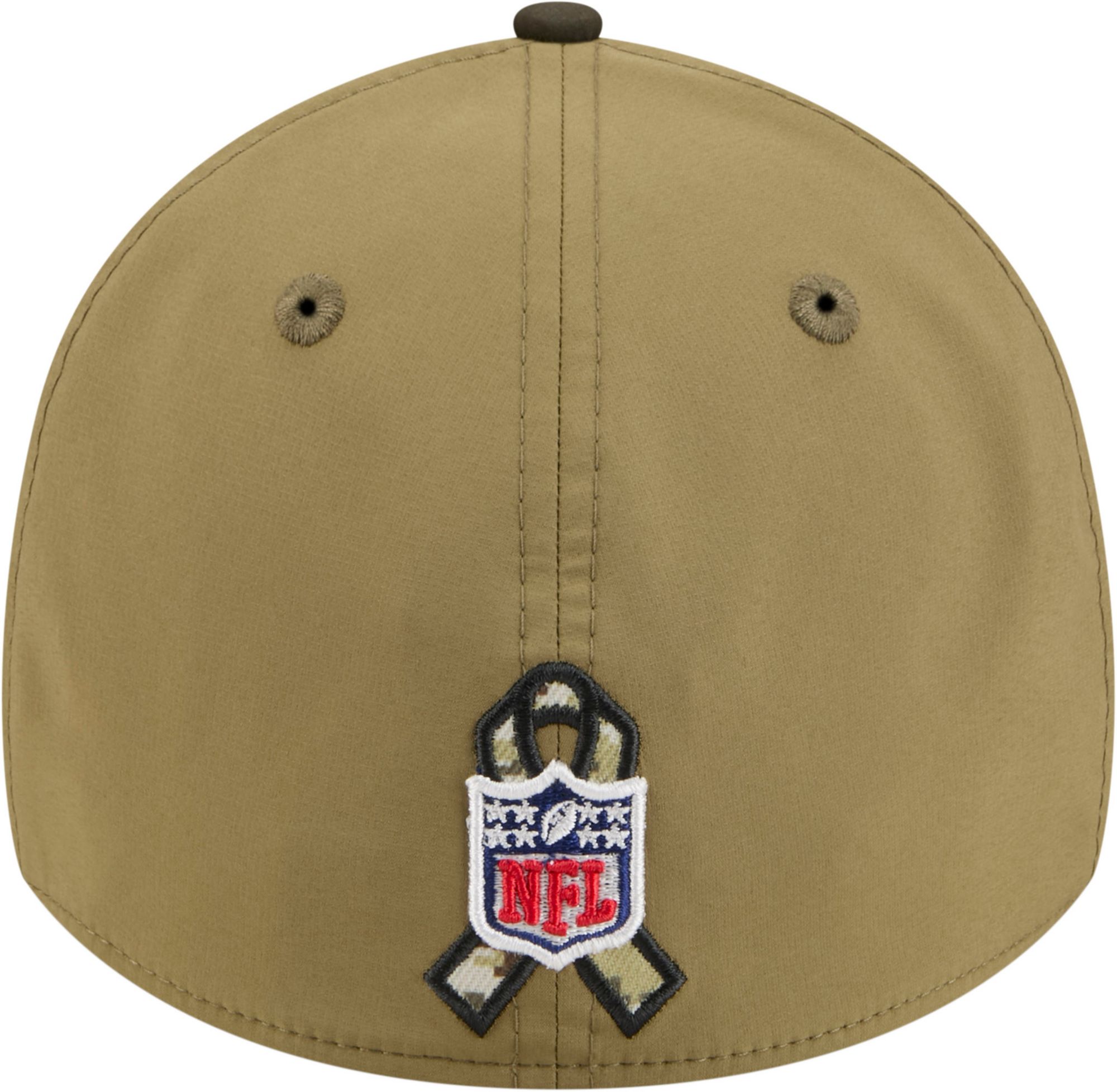 New Era Adult New England Patriots Dark Moss Salute To Service 2025 39Thirty Stretch Fit Hat product image