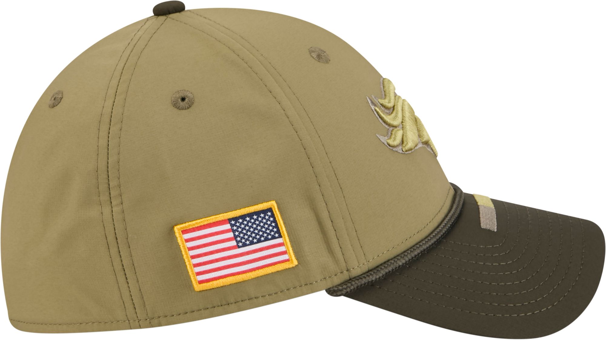 New Era Adult Denver Broncos Dark Moss Salute To Service 2025 39Thirty Stretch Fit Hat product image