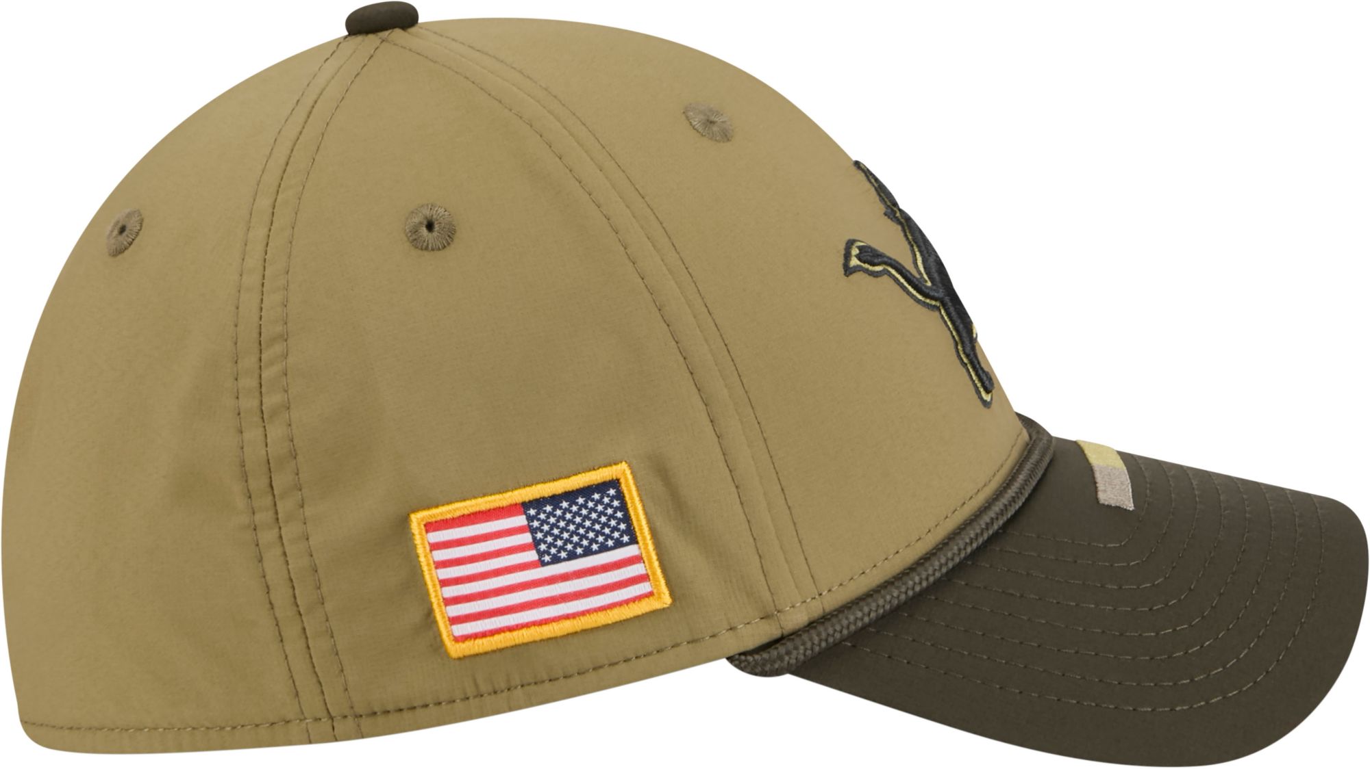 New Era Adult Detroit Lions Dark Moss Salute To Service 2025 39Thirty Stretch Fit Hat product image