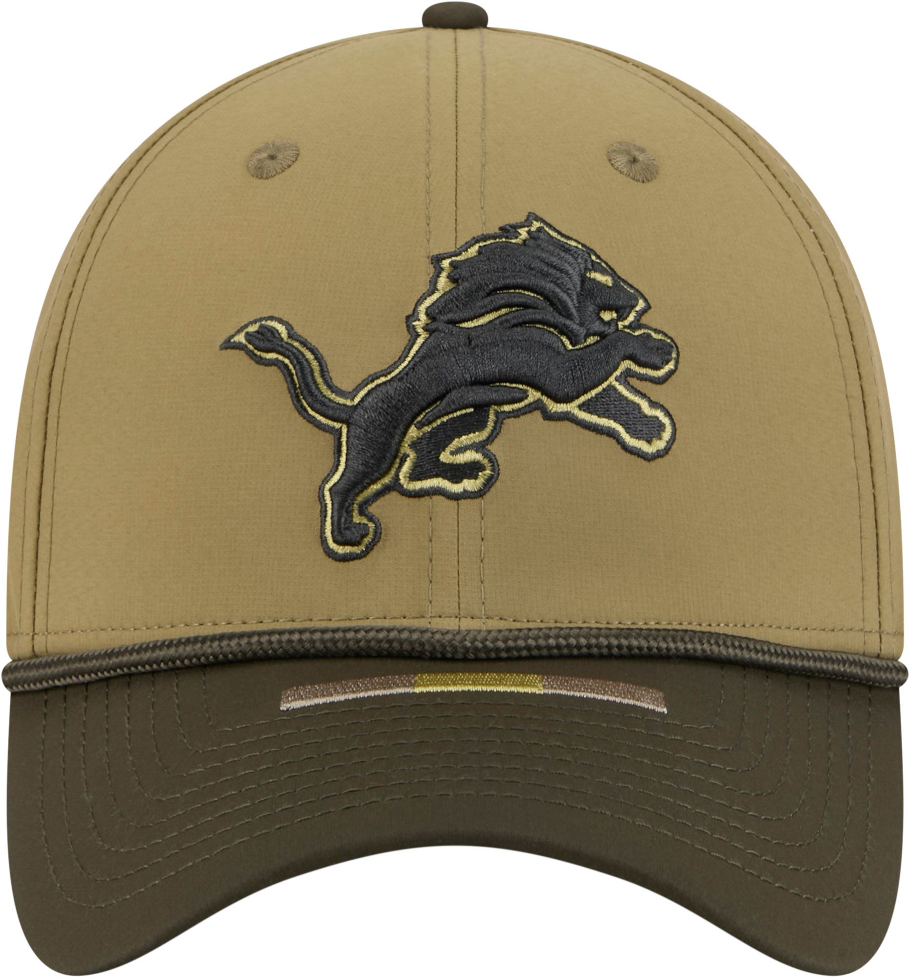 New Era Adult Detroit Lions Dark Moss Salute To Service 2025 39Thirty Stretch Fit Hat product image