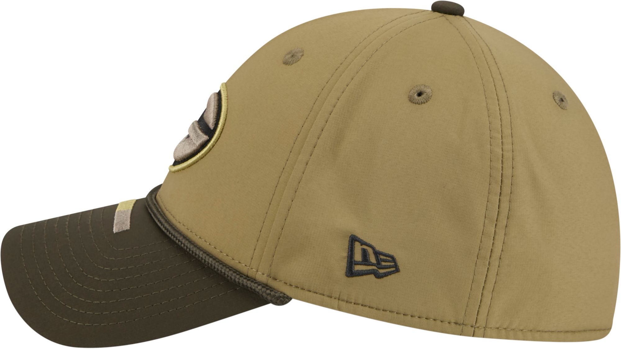 New Era Adult Green Bay Packers Dark Moss Salute To Service 2025 39Thirty Stretch Fit Hat product image