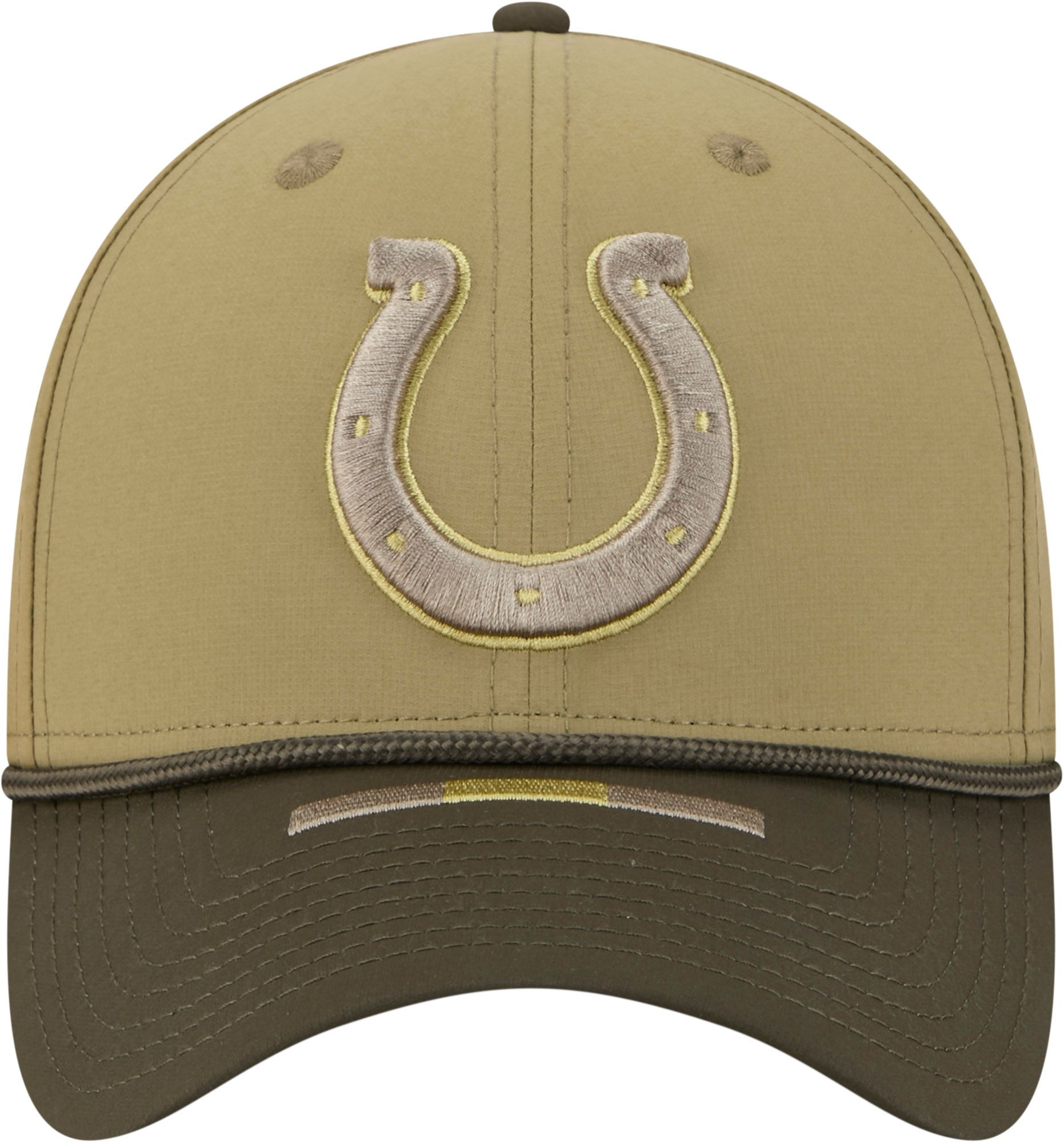 New Era Adult Indianapolis Colts Dark Moss Salute To Service 2025 39Thirty Stretch Fit Hat product image