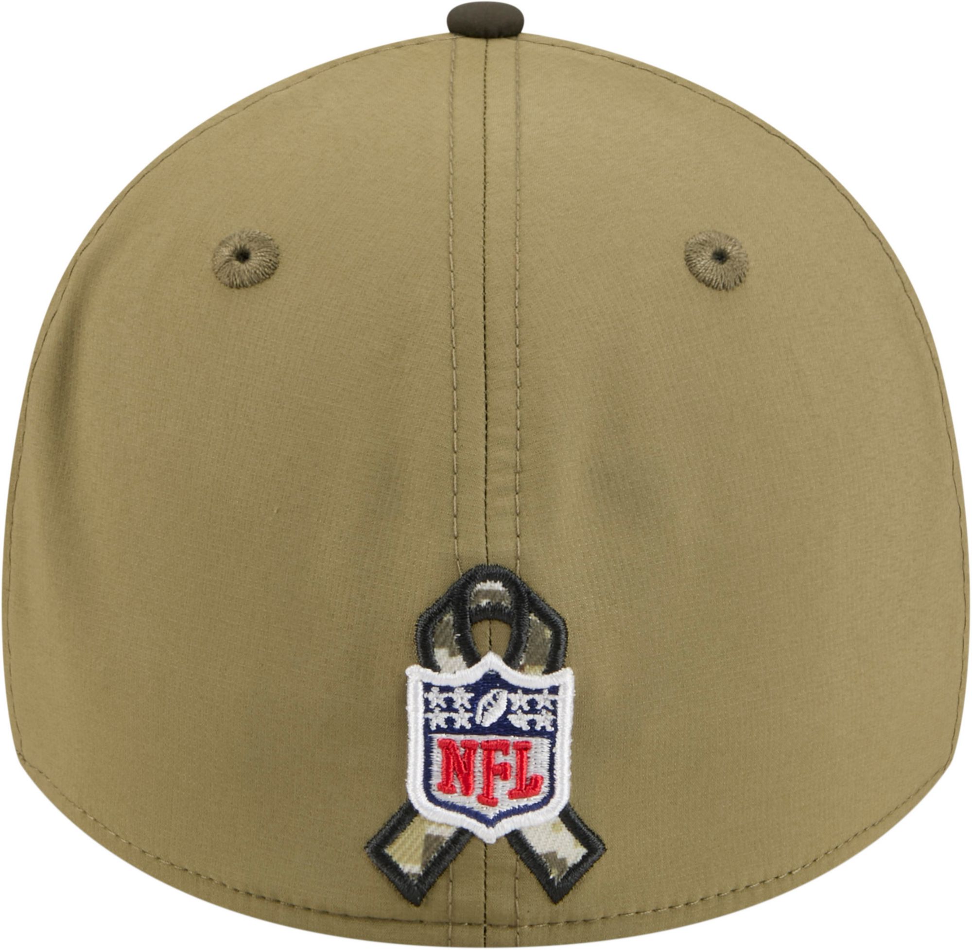 New Era Adult Houston Texans Dark Moss Salute To Service 2025 39Thirty Stretch Fit Hat product image