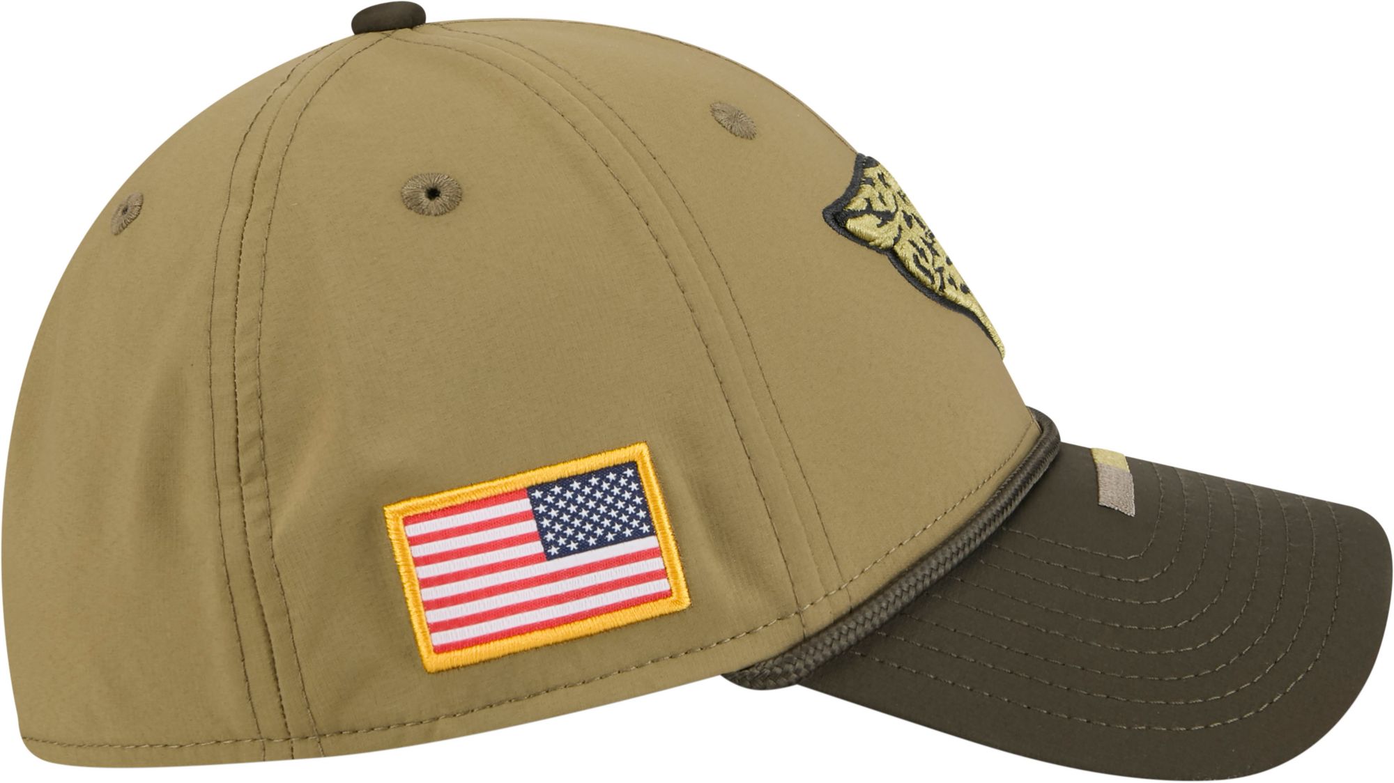 New Era Adult Jacksonville Jaguars Dark Moss Salute To Service 2025 39Thirty Stretch Fit Hat product image