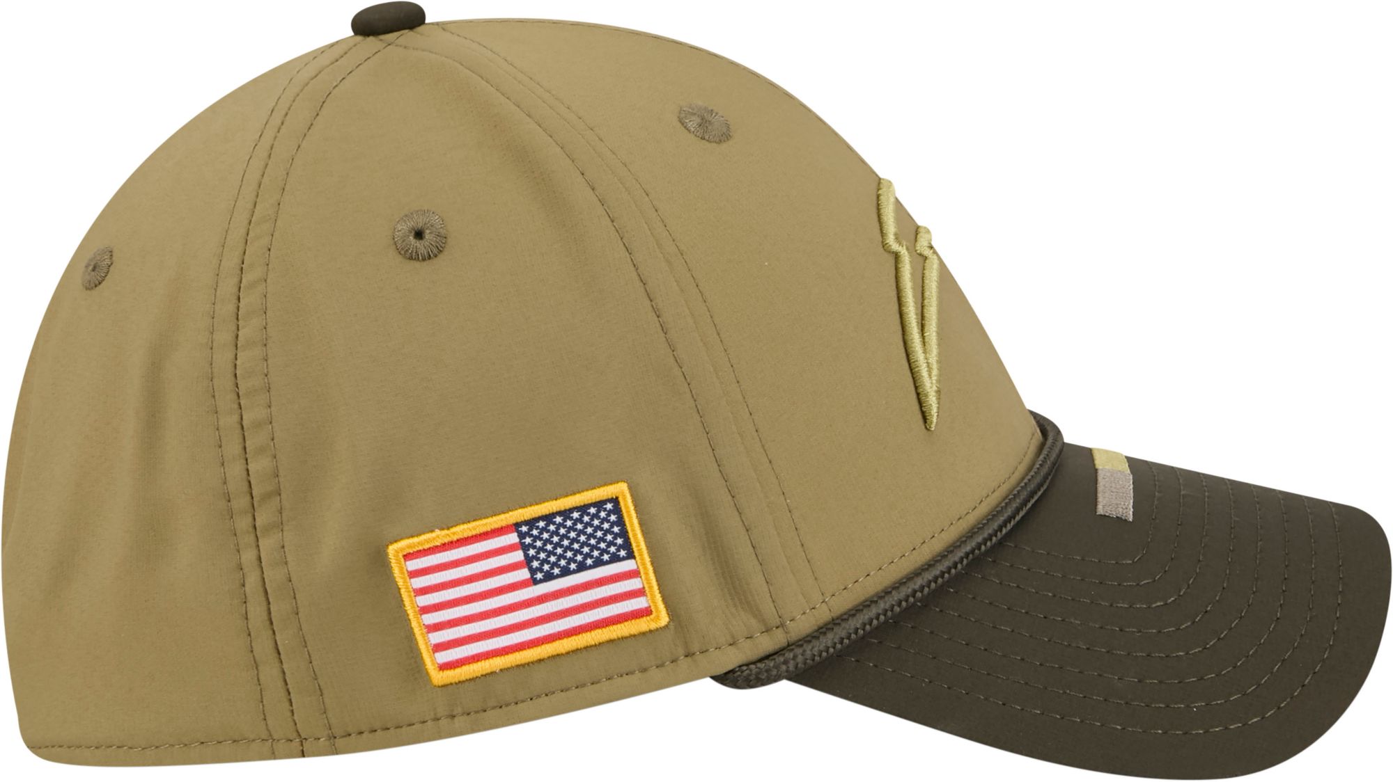New Era Adult Los Angeles Chargers Dark Moss Salute To Service 2025 39Thirty Stretch Fit Hat product image