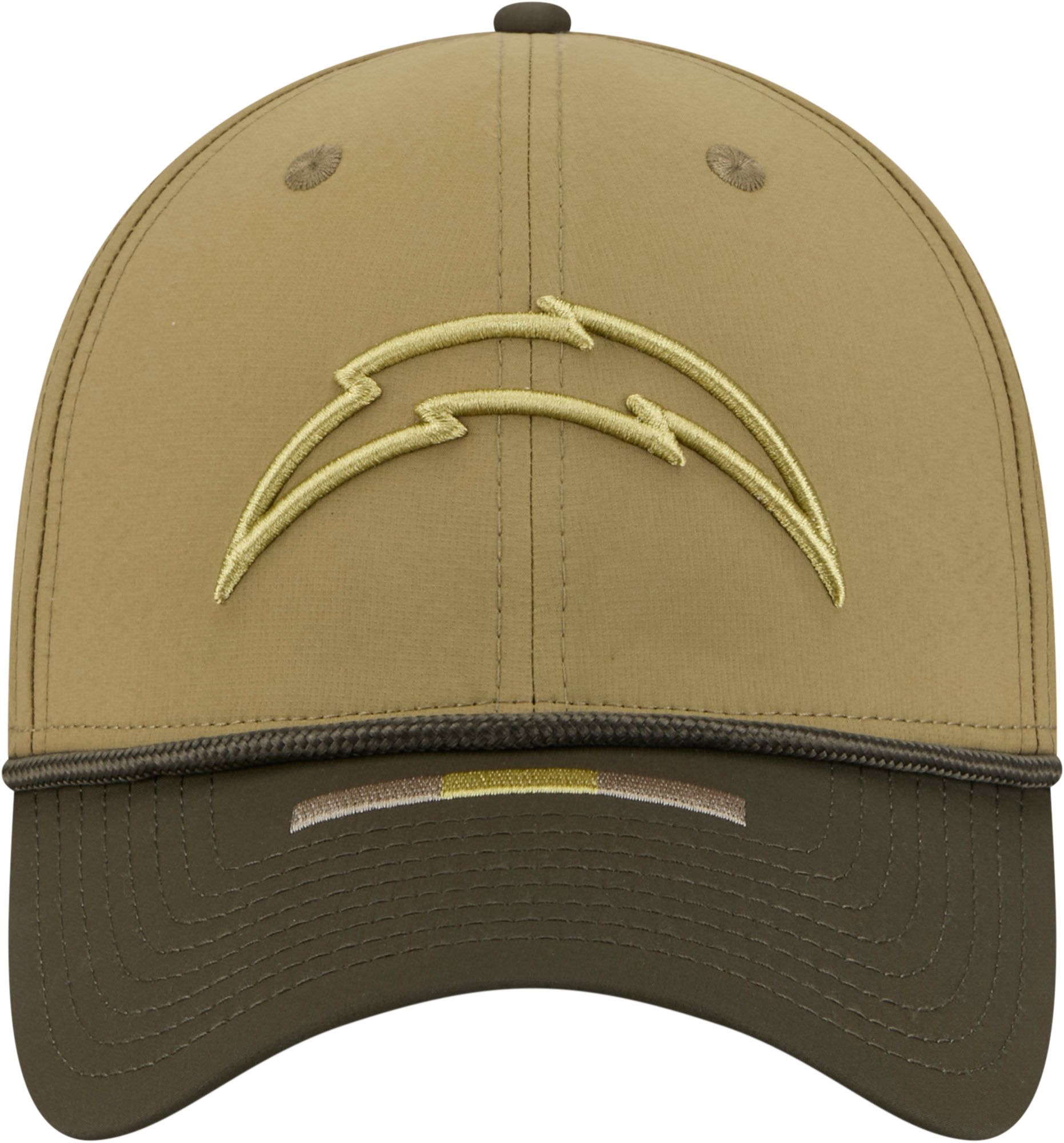 New Era Adult Los Angeles Chargers Dark Moss Salute To Service 2025 39Thirty Stretch Fit Hat product image