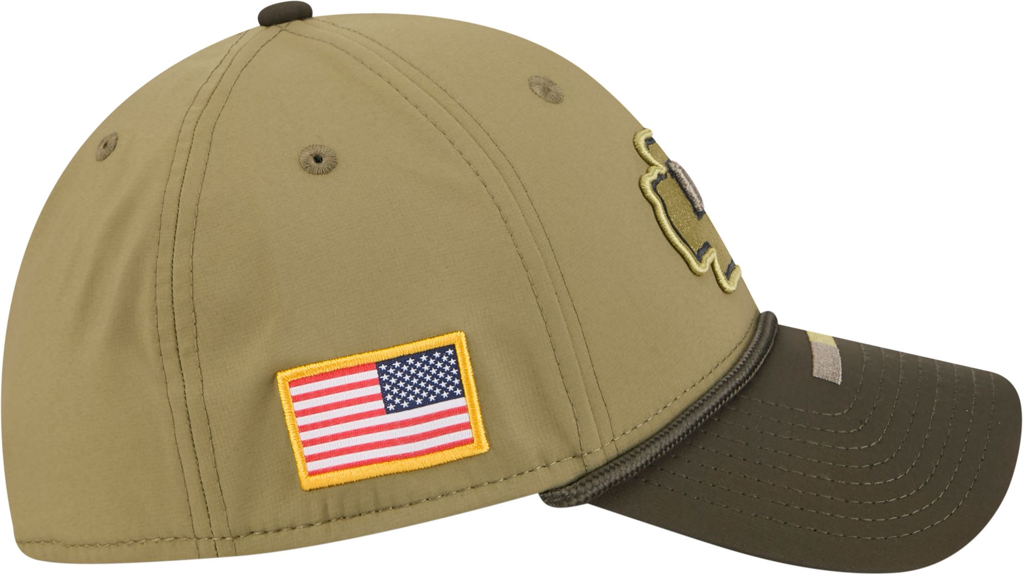 New Era Adult Kansas City Chiefs Dark Moss Salute To Service 2025 39Thirty Stretch Fit Hat product image