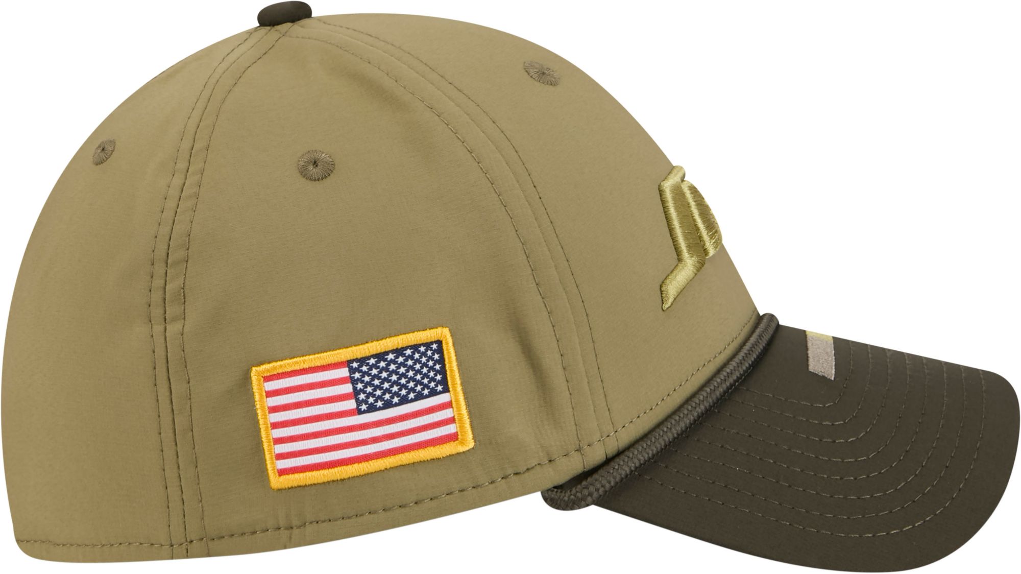 New Era Adult New York Jets Dark Moss Salute To Service 2025 39Thirty Stretch Fit Hat product image