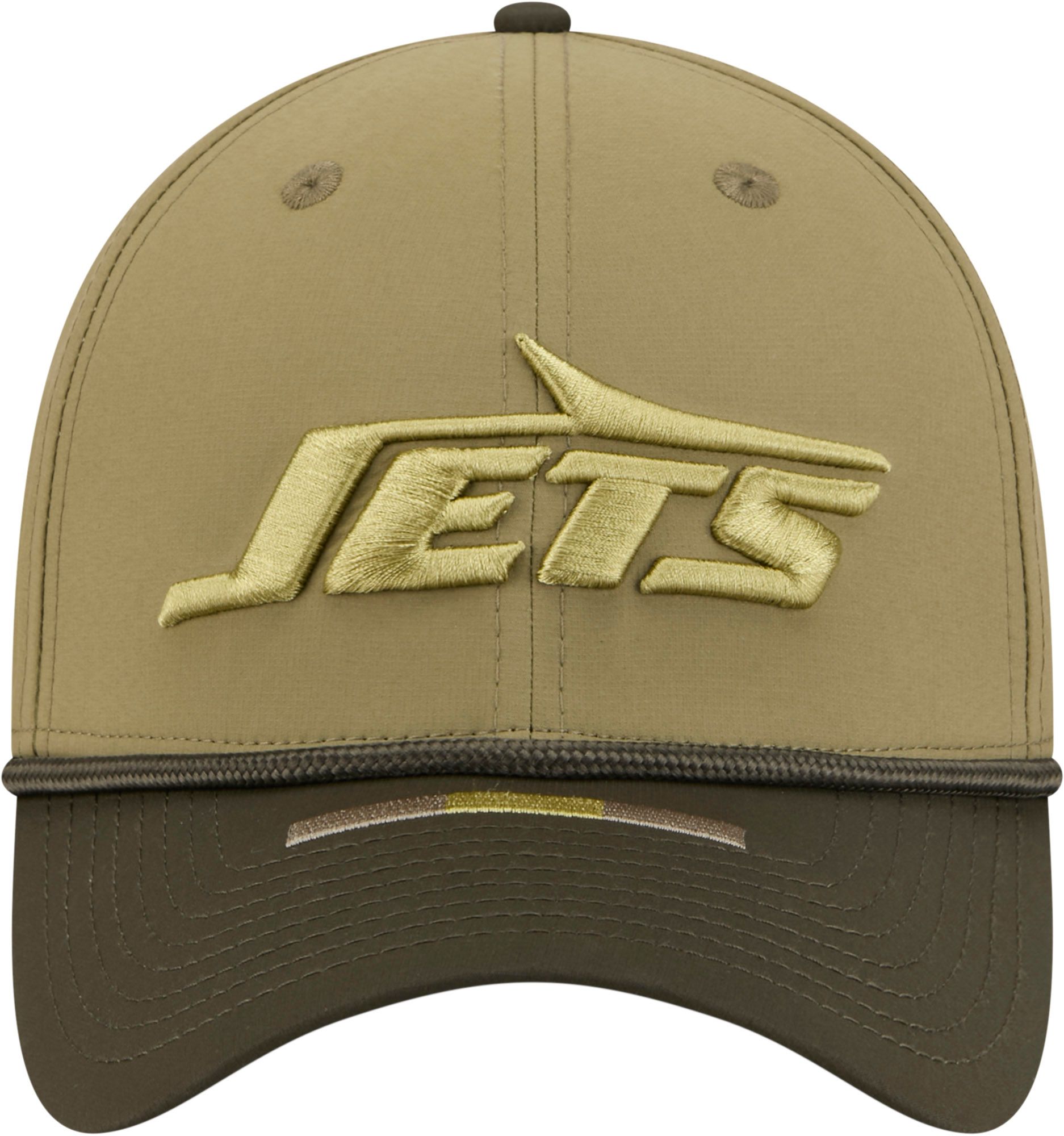 New Era Adult New York Jets Dark Moss Salute To Service 2025 39Thirty Stretch Fit Hat product image