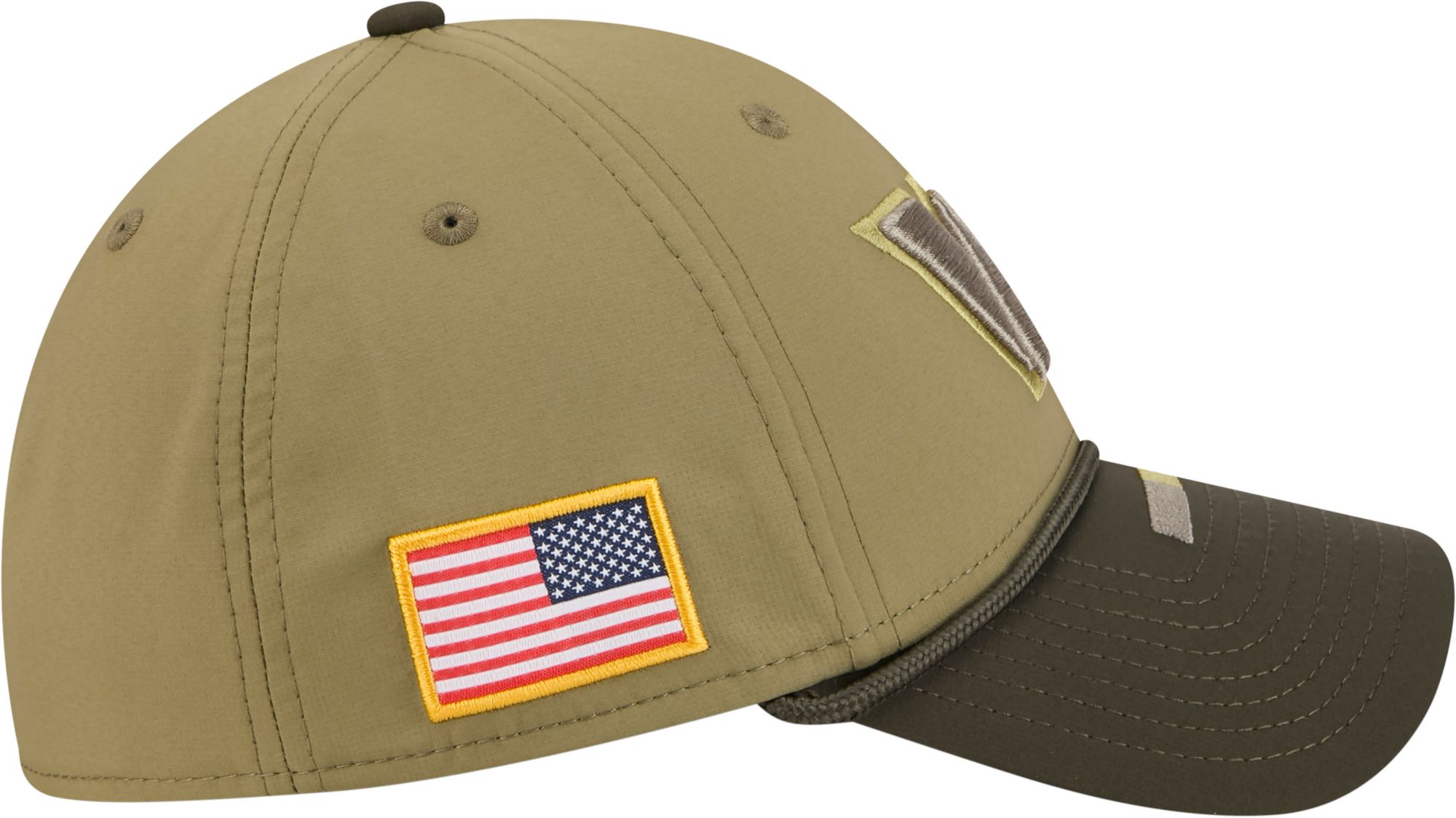 New Era Adult Washington Commanders Dark Moss Salute To Service 2025 39Thirty Stretch Fit Hat product image