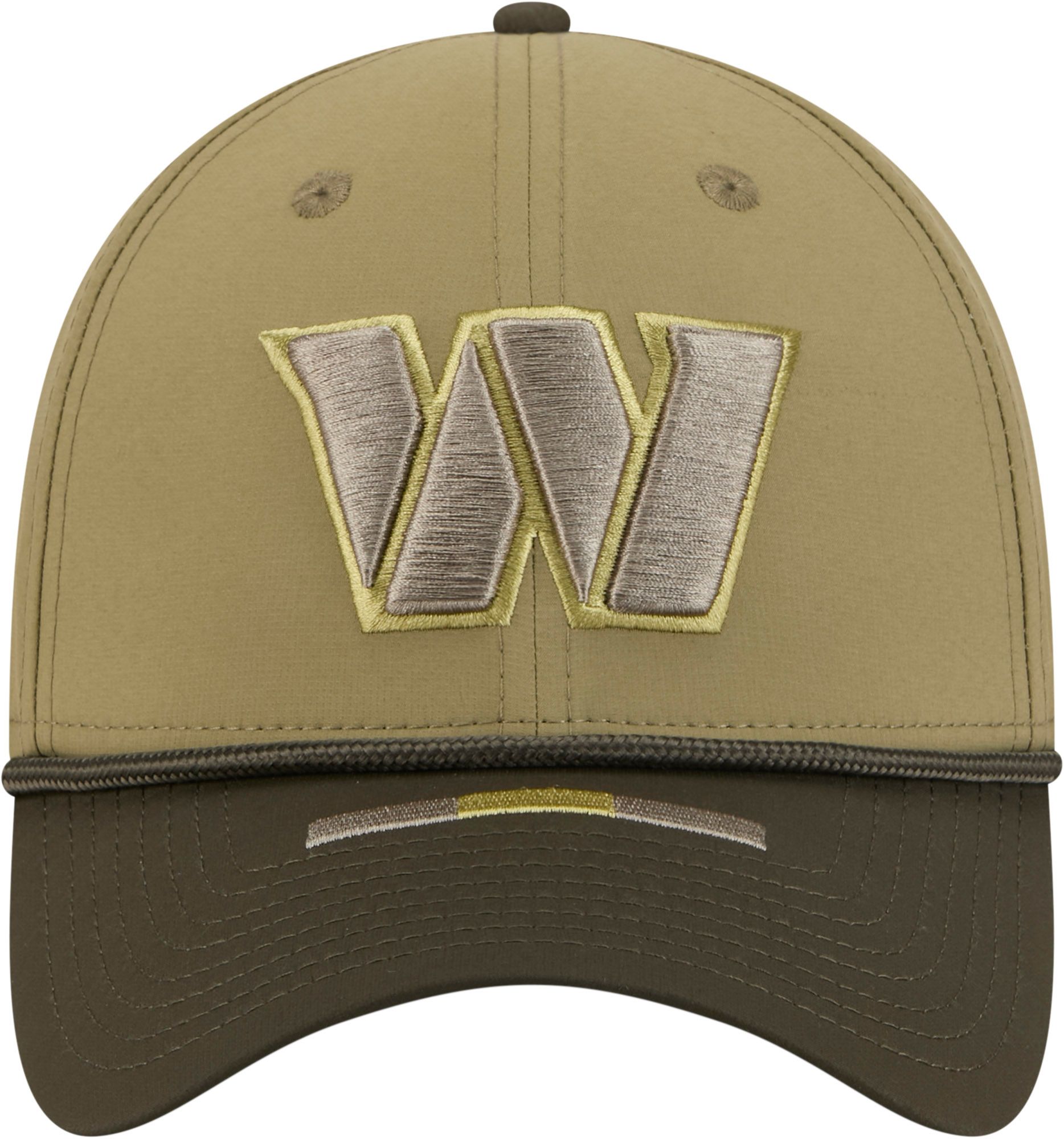 New Era Adult Washington Commanders Dark Moss Salute To Service 2025 39Thirty Stretch Fit Hat product image