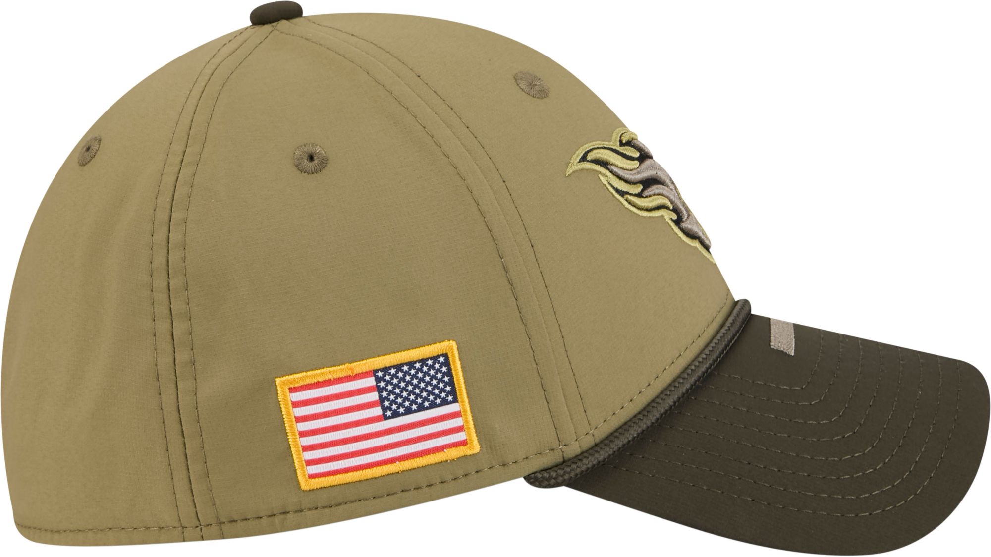 New Era Adult Tennessee Titans Dark Moss Salute To Service 2025 39Thirty Stretch Fit Hat product image
