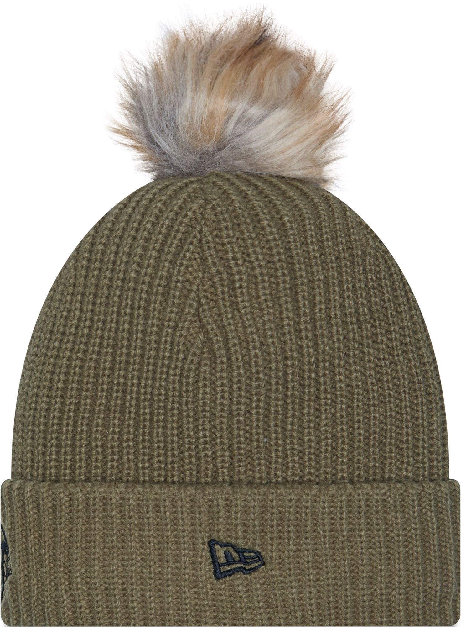 New Era Women's Minnesota Vikings Salute To Service 2025 Dark Moss Knit Beanie product image