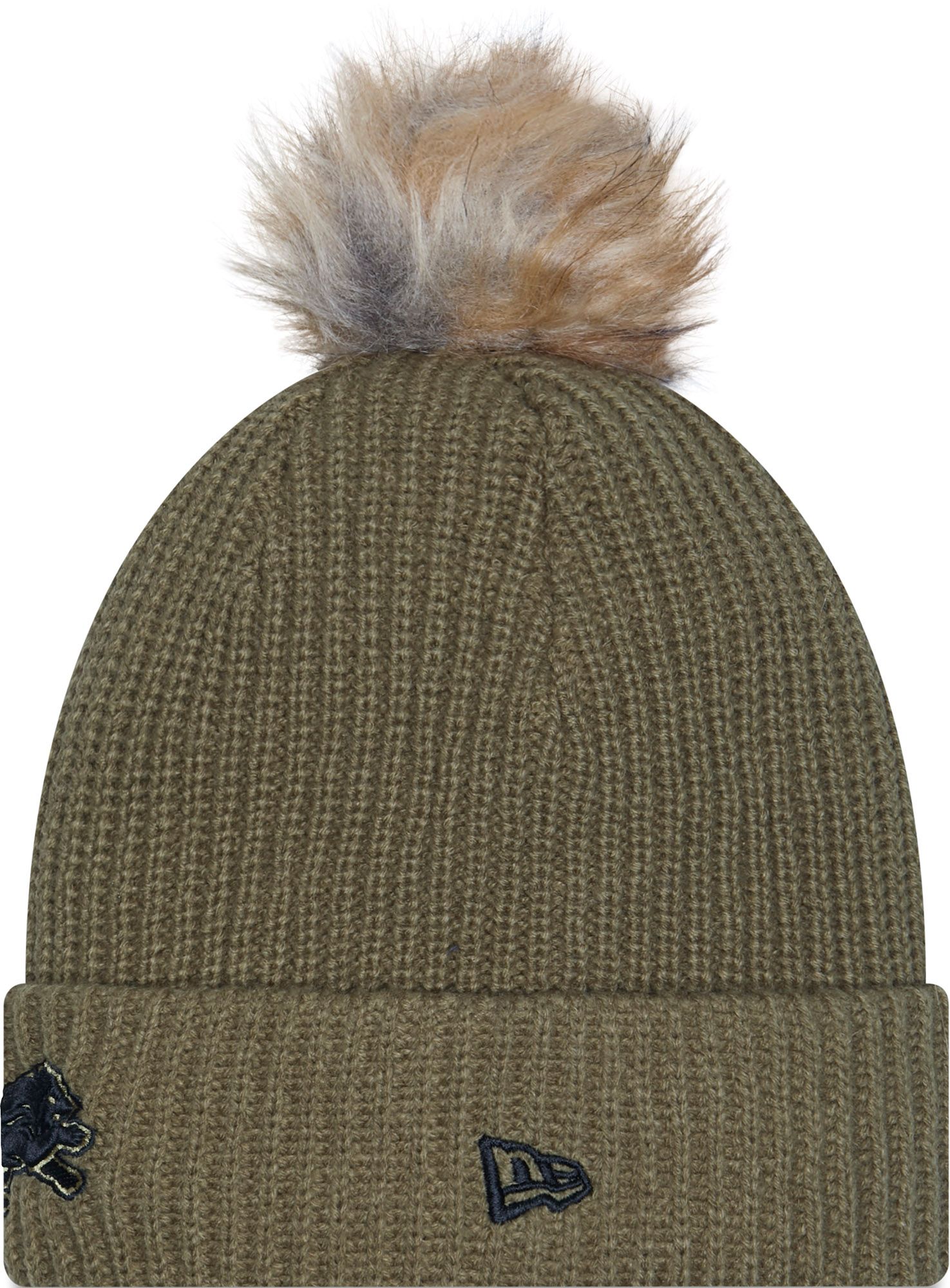 New Era Women's Detroit Lions Salute To Service 2025 Dark Moss Knit Beanie product image