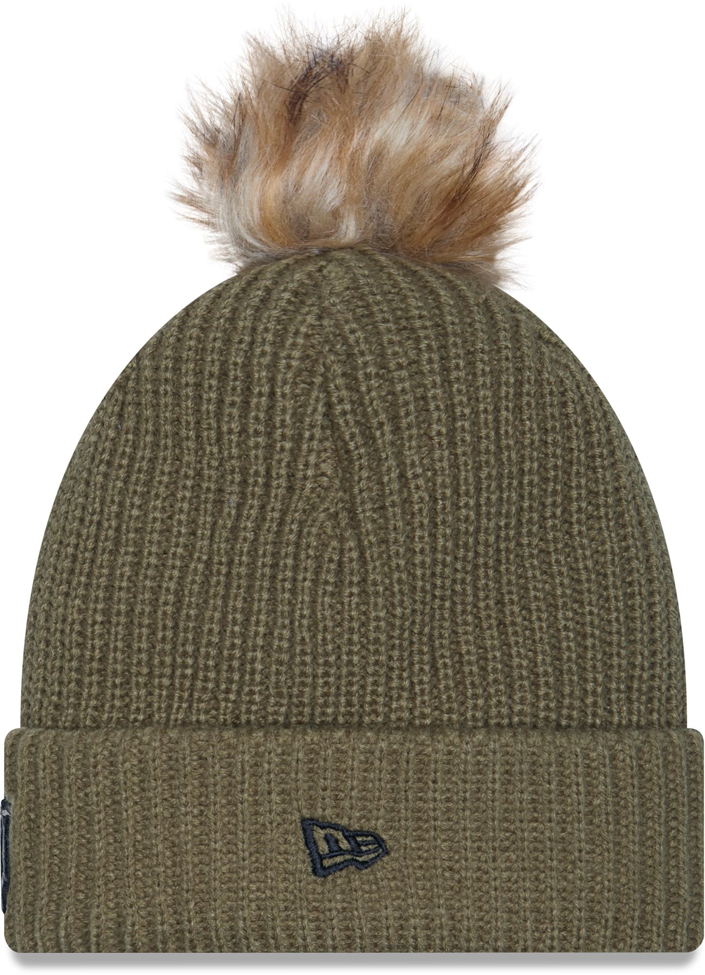 New Era Women's Chicago Bears Salute To Service 2025 Dark Moss Knit Beanie product image