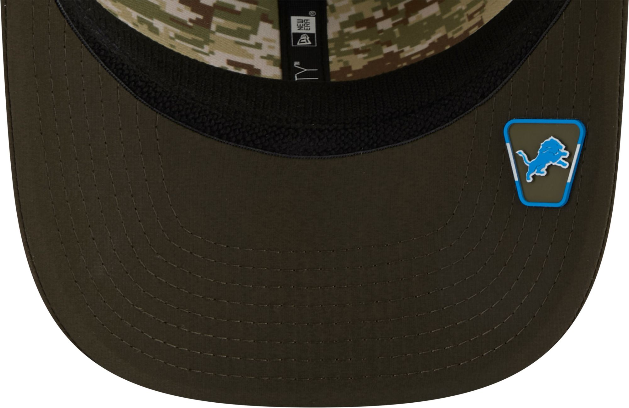 New Era Adult Detroit Lions Dark Moss Salute To Service 2025 9Seventy Adjustable Stretch-Snap Hat product image