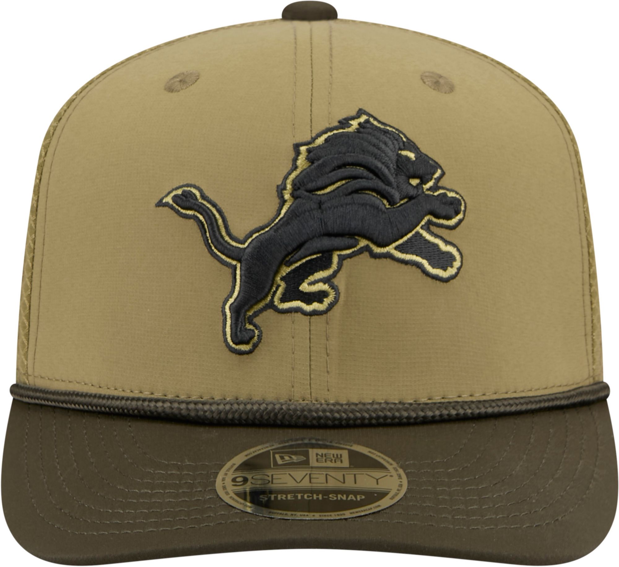 New Era Adult Detroit Lions Dark Moss Salute To Service 2025 9Seventy Adjustable Stretch-Snap Hat product image