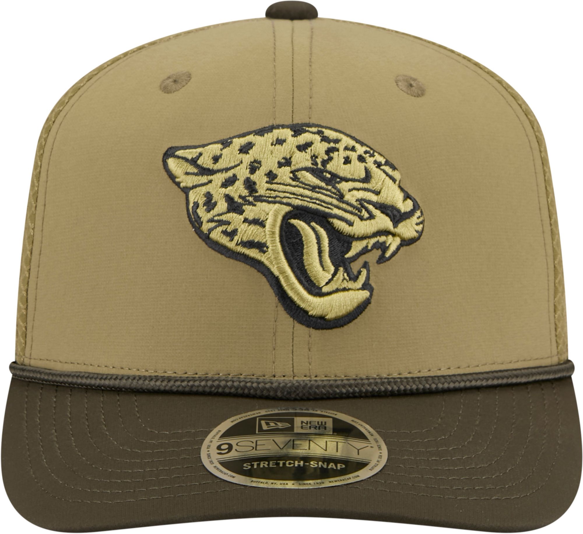 New Era Adult Jacksonville Jaguars Dark Moss Salute To Service 2025 9Seventy Adjustable Stretch-Snap Hat product image