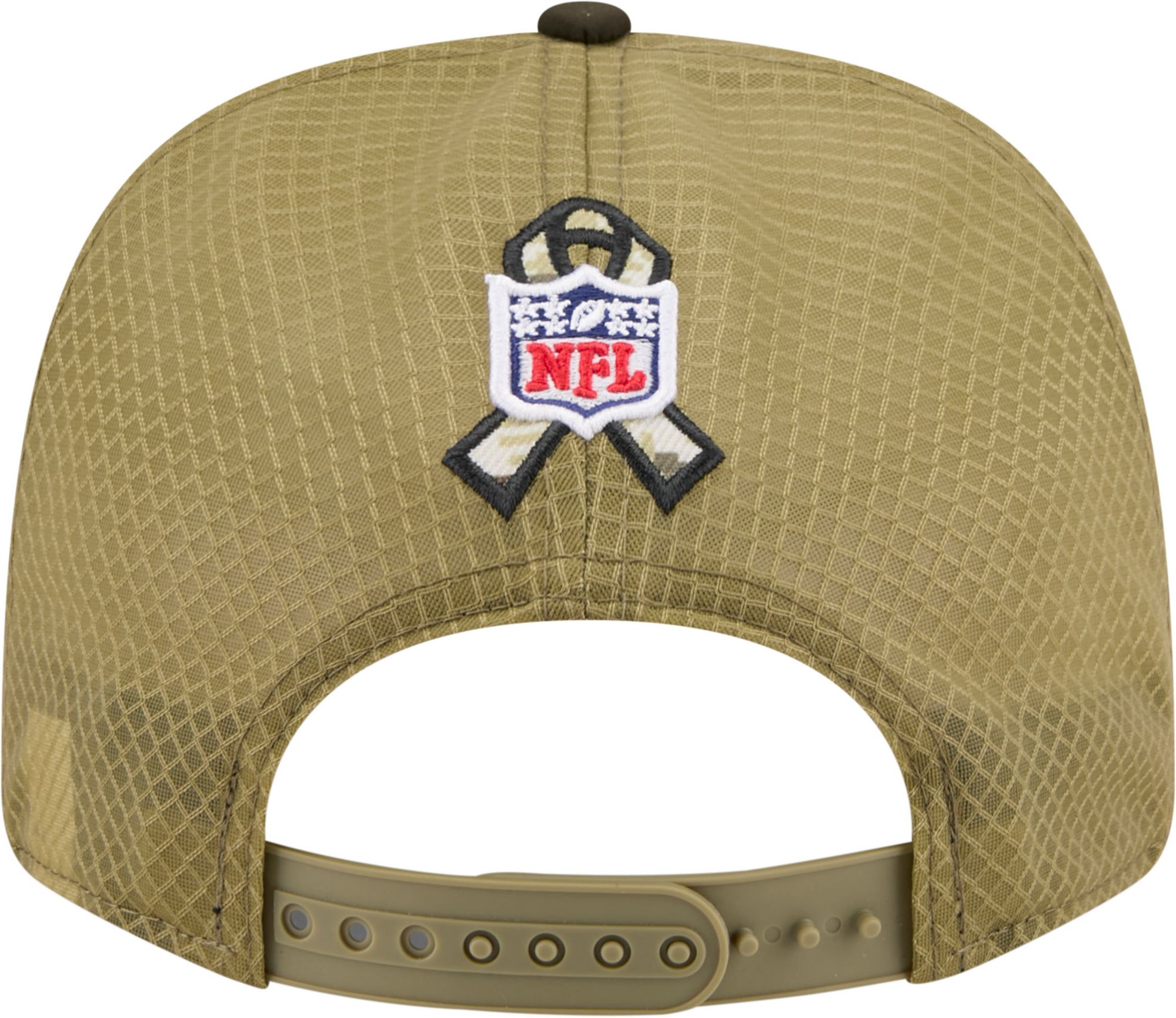 New Era Adult Houston Texans Dark Moss Salute To Service 2025 9Seventy Adjustable Stretch-Snap Hat product image