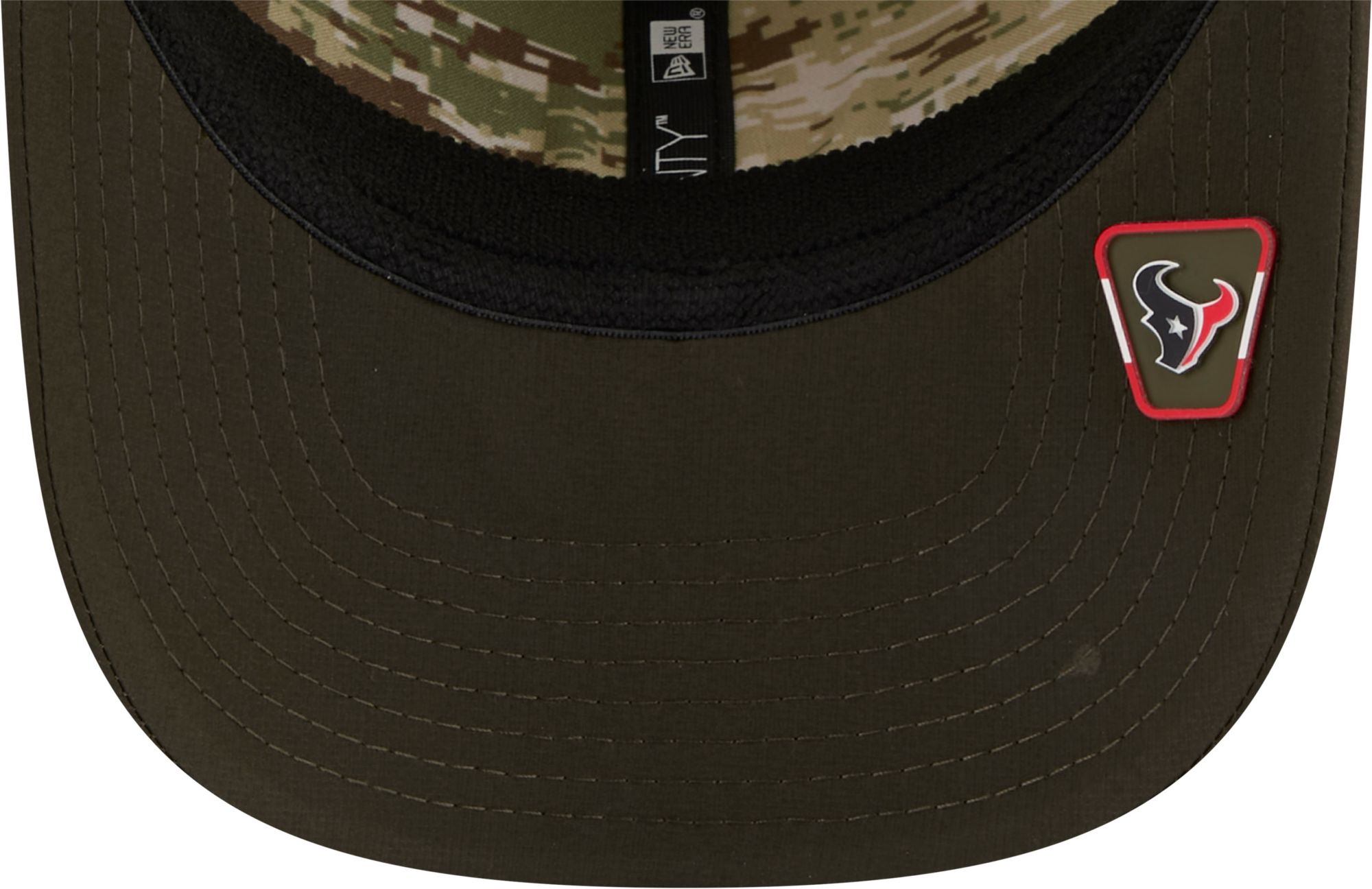 New Era Adult Houston Texans Dark Moss Salute To Service 2025 9Seventy Adjustable Stretch-Snap Hat product image
