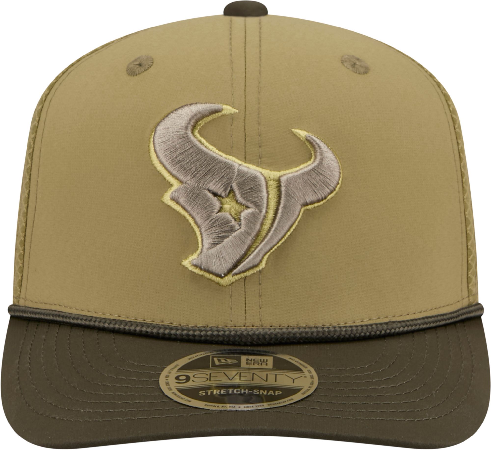 New Era Adult Houston Texans Dark Moss Salute To Service 2025 9Seventy Adjustable Stretch-Snap Hat product image