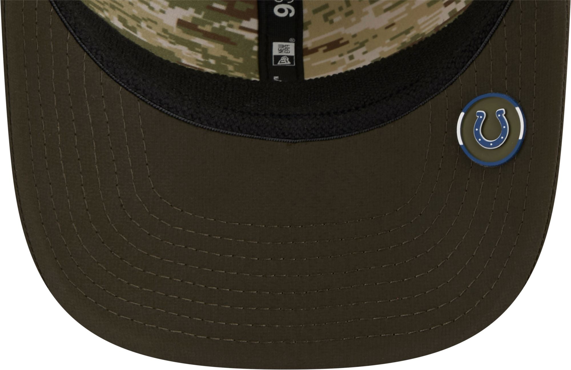 New Era Adult Indianapolis Colts Dark Moss Salute To Service 2025 9Seventy Adjustable Stretch-Snap Hat product image