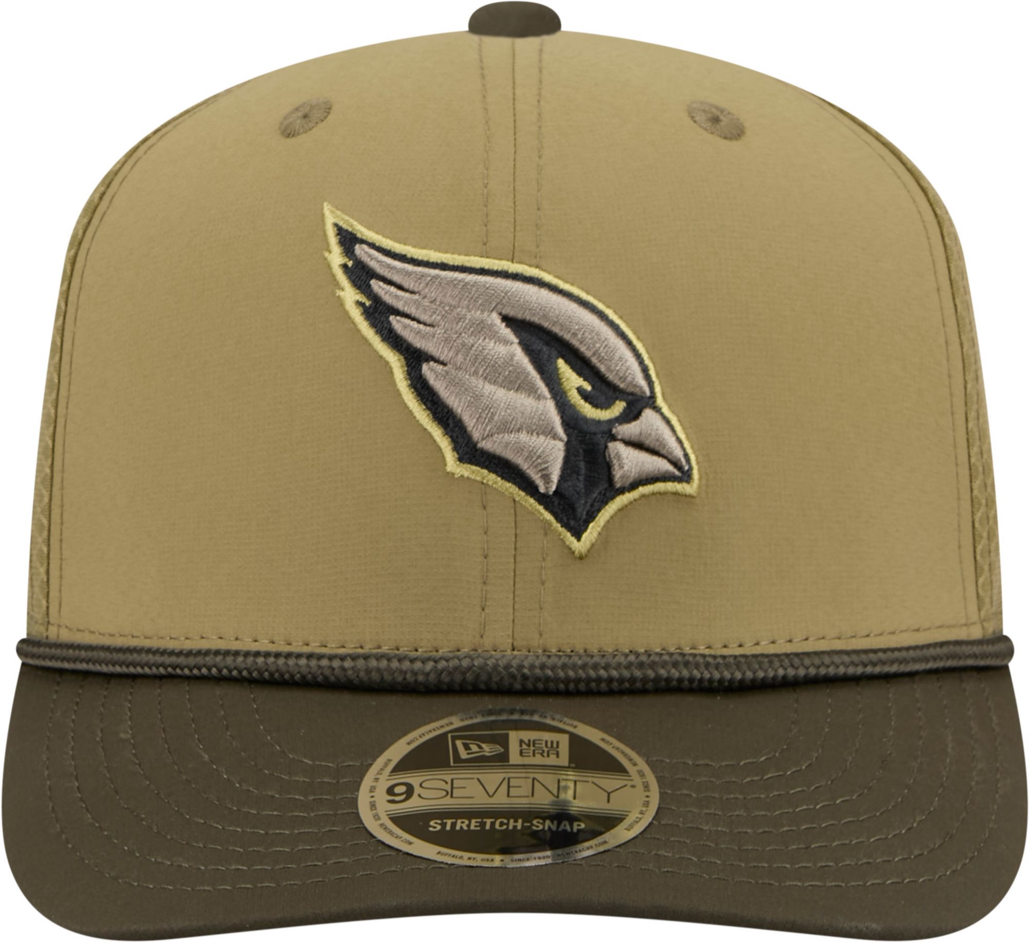 New Era Adult Arizona Cardinals Dark Moss Salute To Service 2025 9Seventy Adjustable Stretch-Snap Hat product image