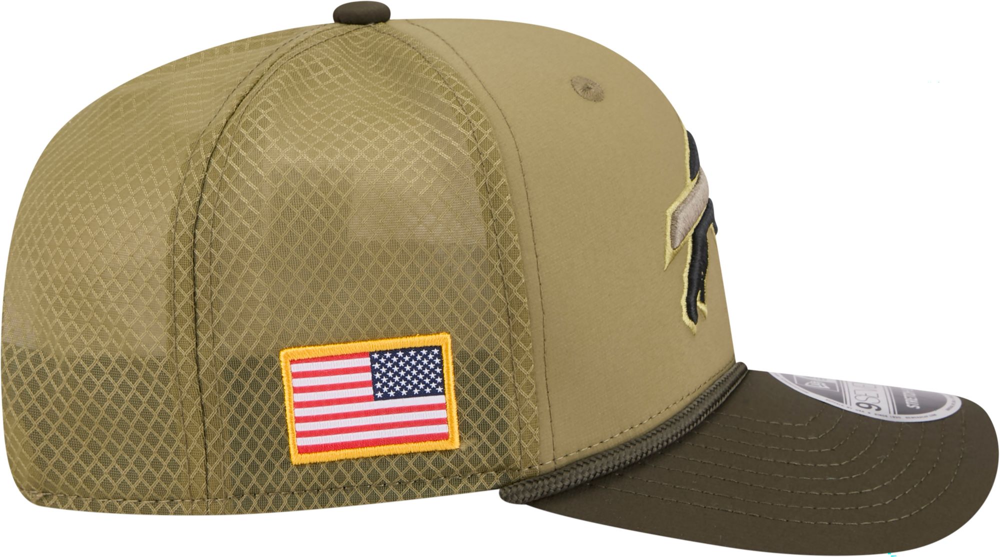 New Era Adult Buffalo Bills Dark Moss Salute To Service 2025 9Seventy Adjustable Stretch-Snap Hat product image