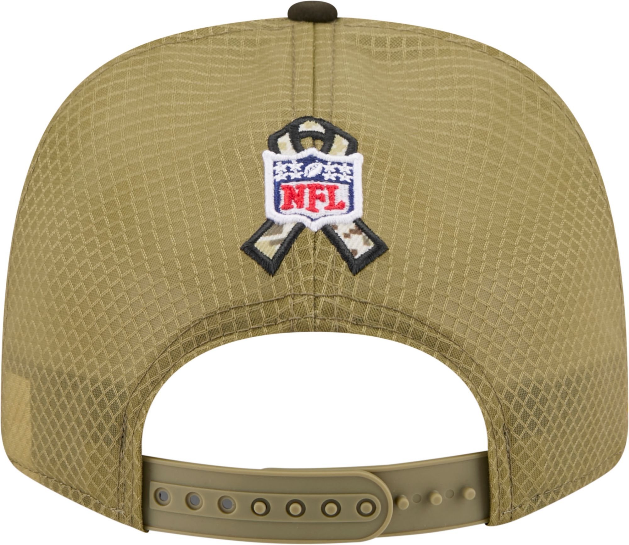 New Era Adult Carolina Panthers Dark Moss Salute To Service 2025 9Seventy Adjustable Stretch-Snap Hat product image