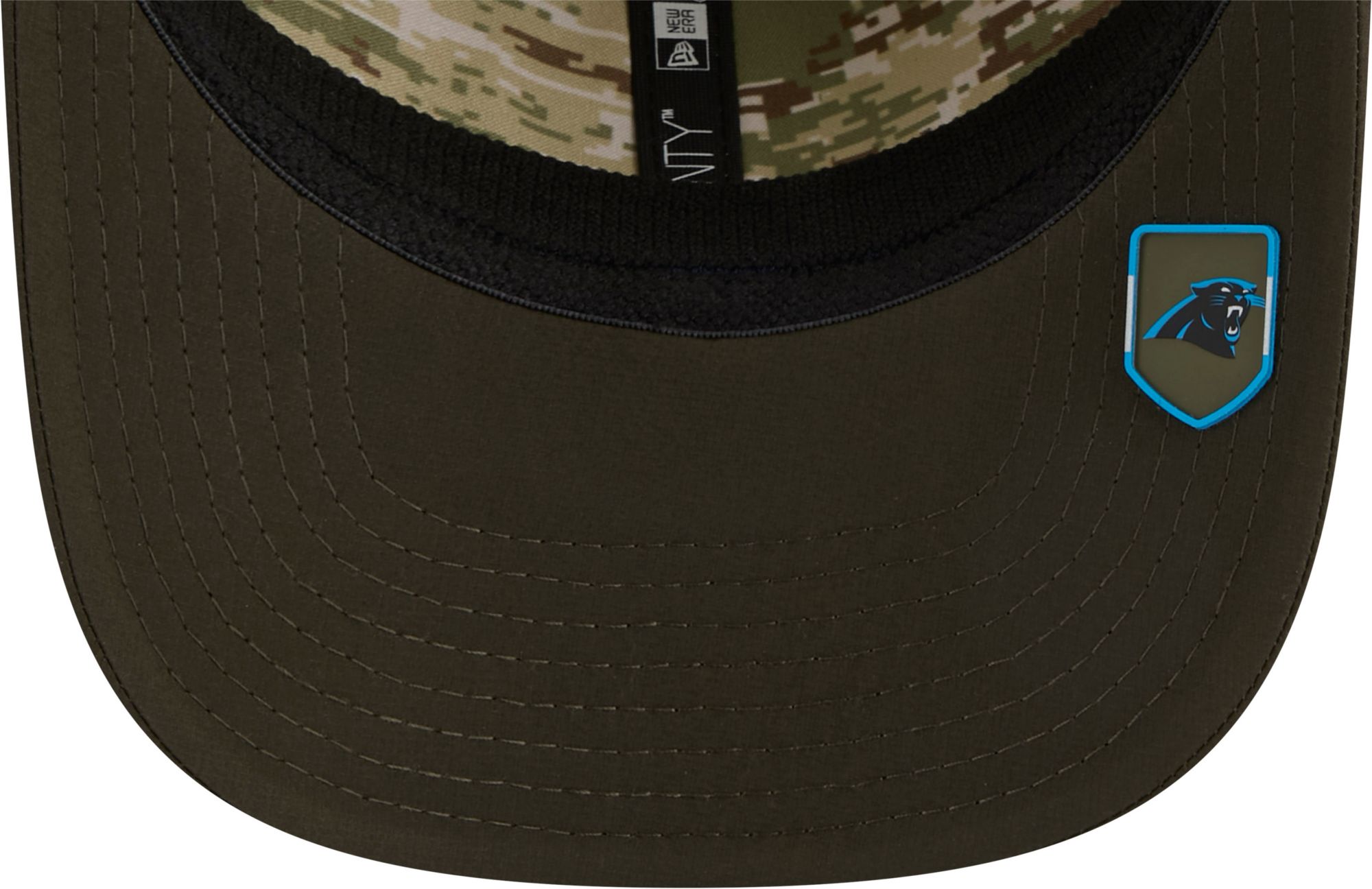 New Era Adult Carolina Panthers Dark Moss Salute To Service 2025 9Seventy Adjustable Stretch-Snap Hat product image